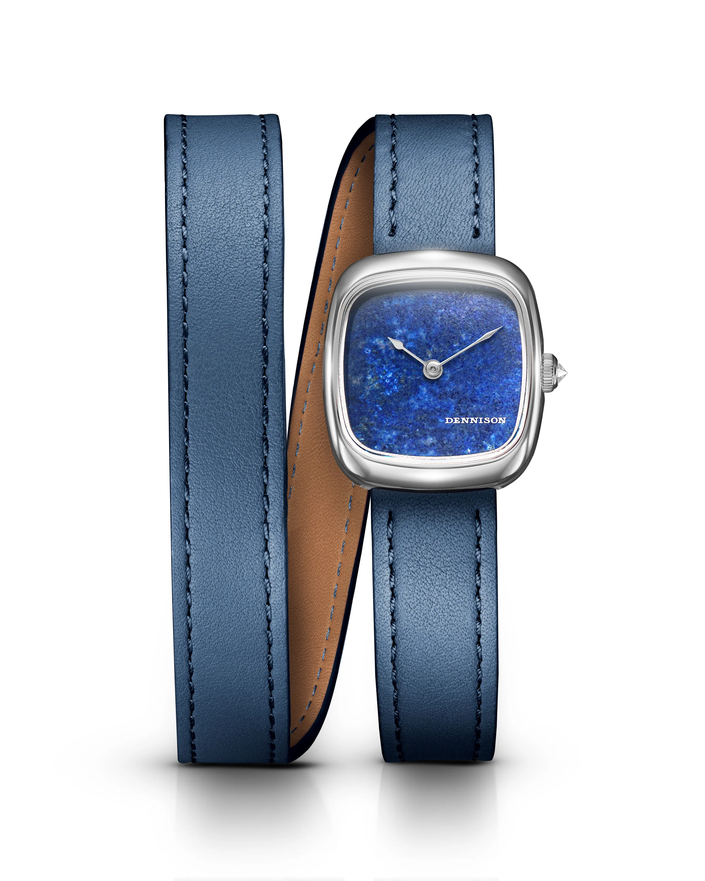 Dennison Mini Lapis Lazuli In Steel