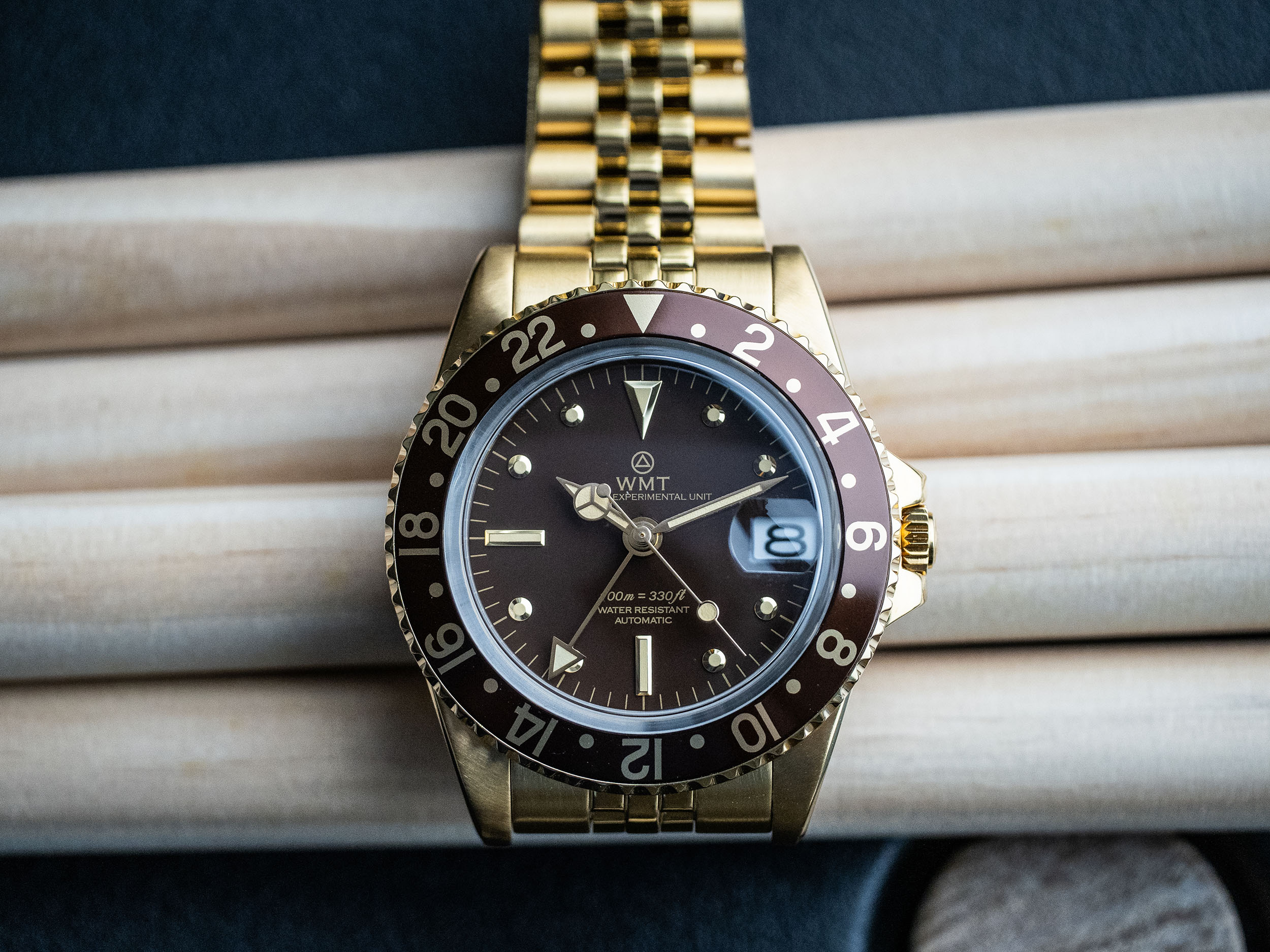 WMT Watches Sanford MKII – Tropical Dial / Gold Plating Edition
