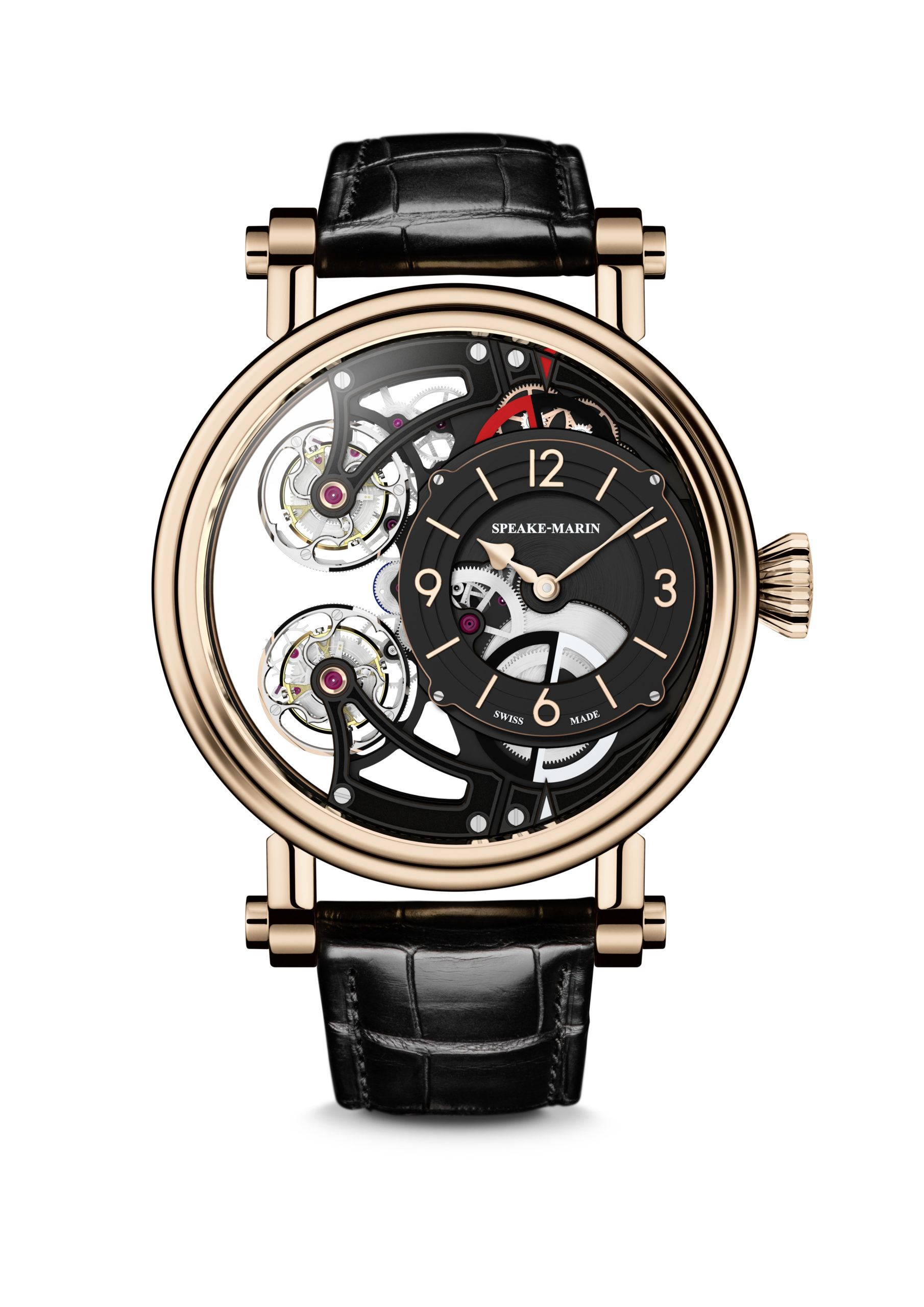 Speake-Marin VERTICAL DOUBLE TOURBILLON OPENWORKED