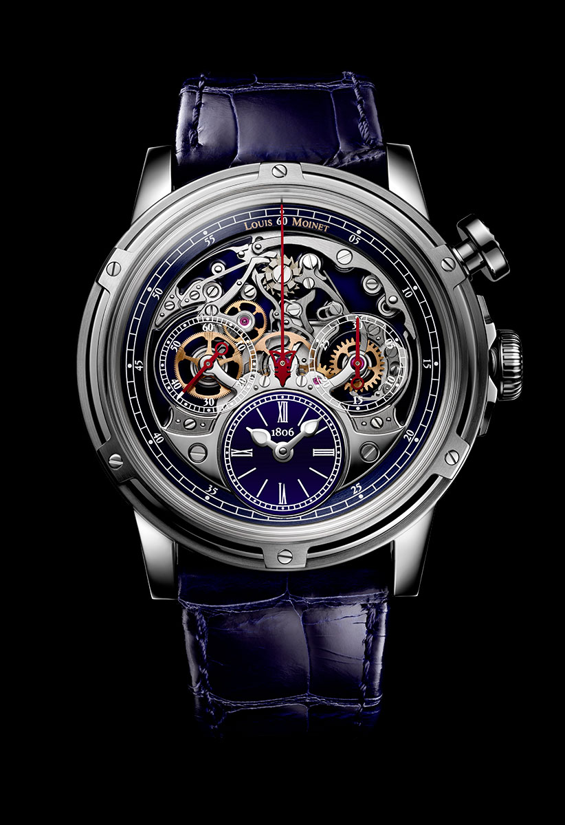 Louis Moinet Memoris Superlight Midnight Blue LM-79.20.22
