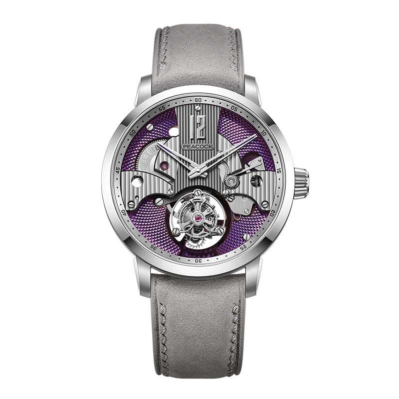 Peacock Peacock Witness Hand-Made Guilloché Tourbillon Watch - Reimagined Edition