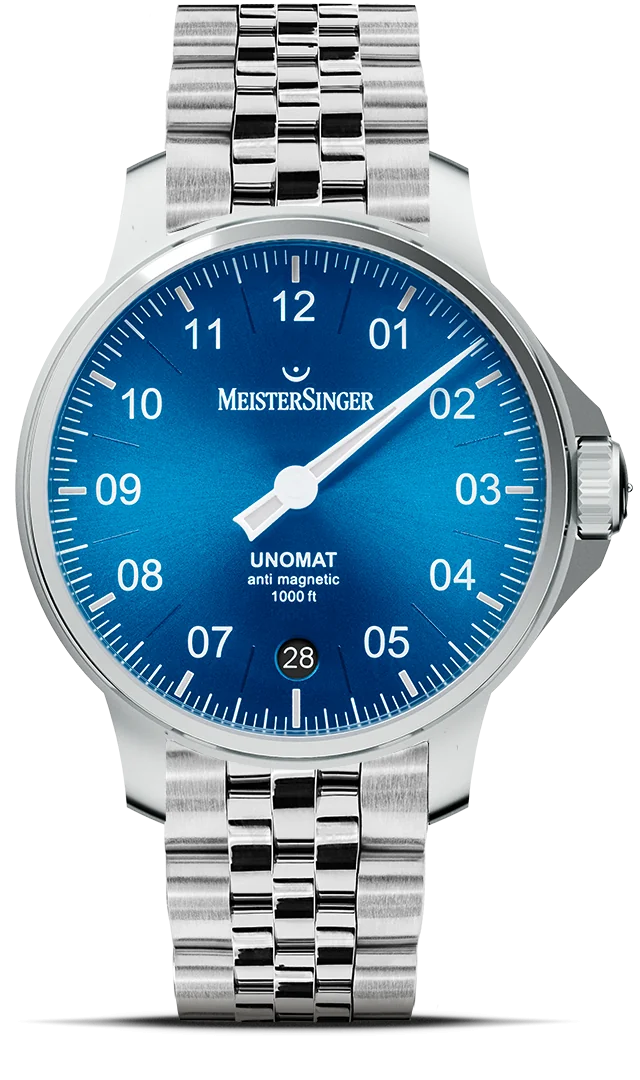MeisterSinger Unomat – Sonnenschliff Mittelblau