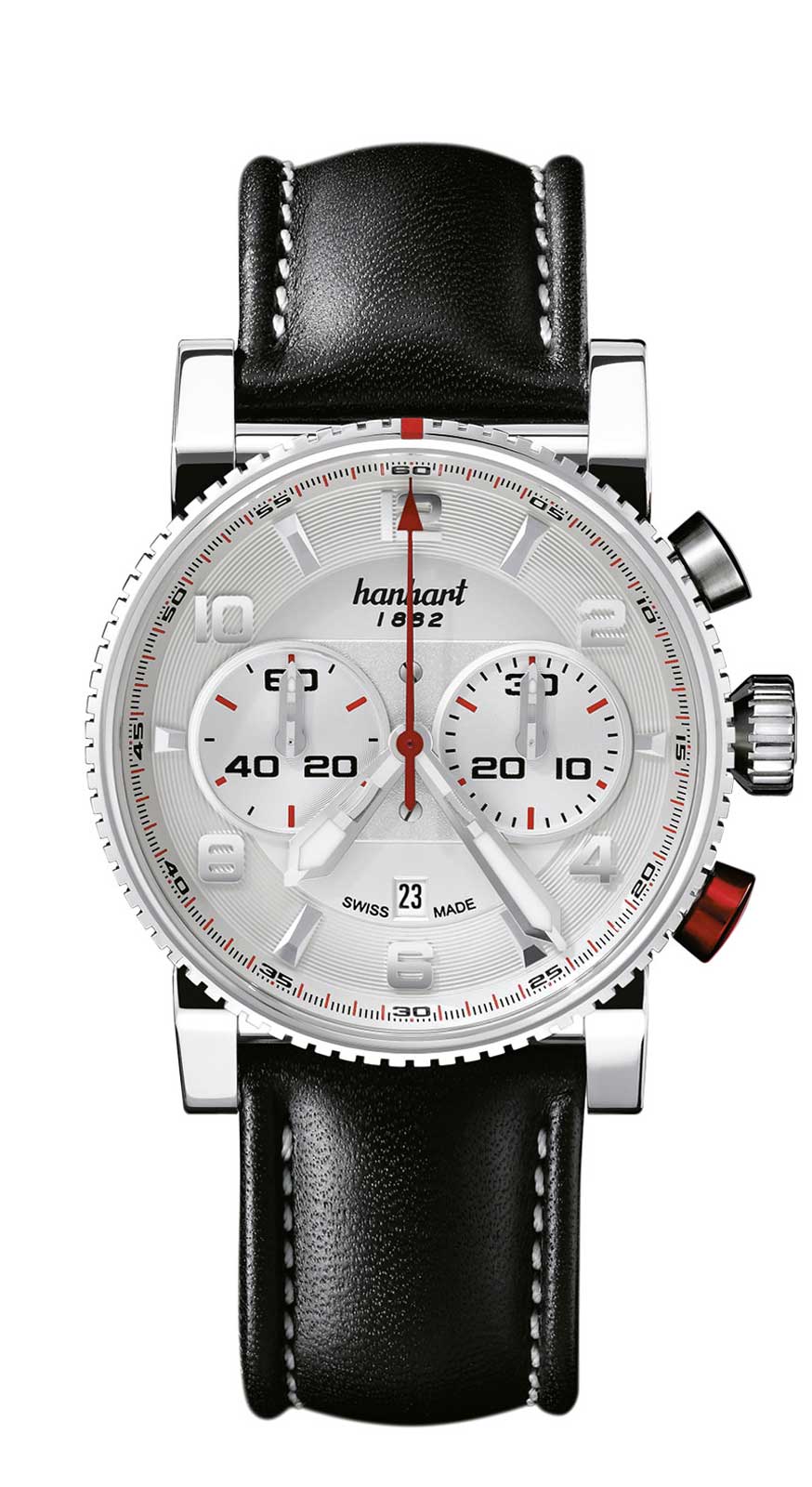 Hanhart PRIMUS Racer silber, 44 mm