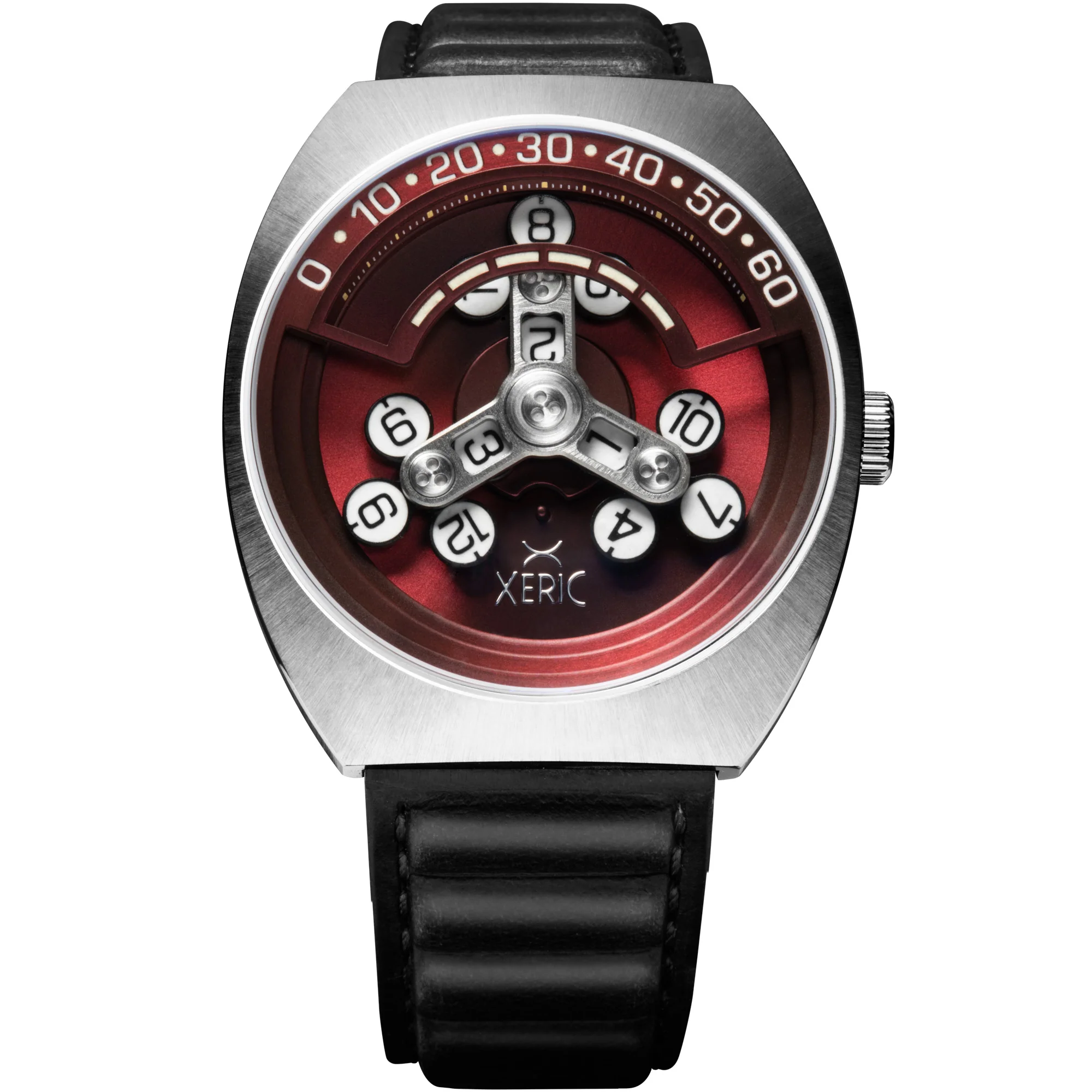 Xeric Scrambler Automatic Wandering Hour Black Oxblood