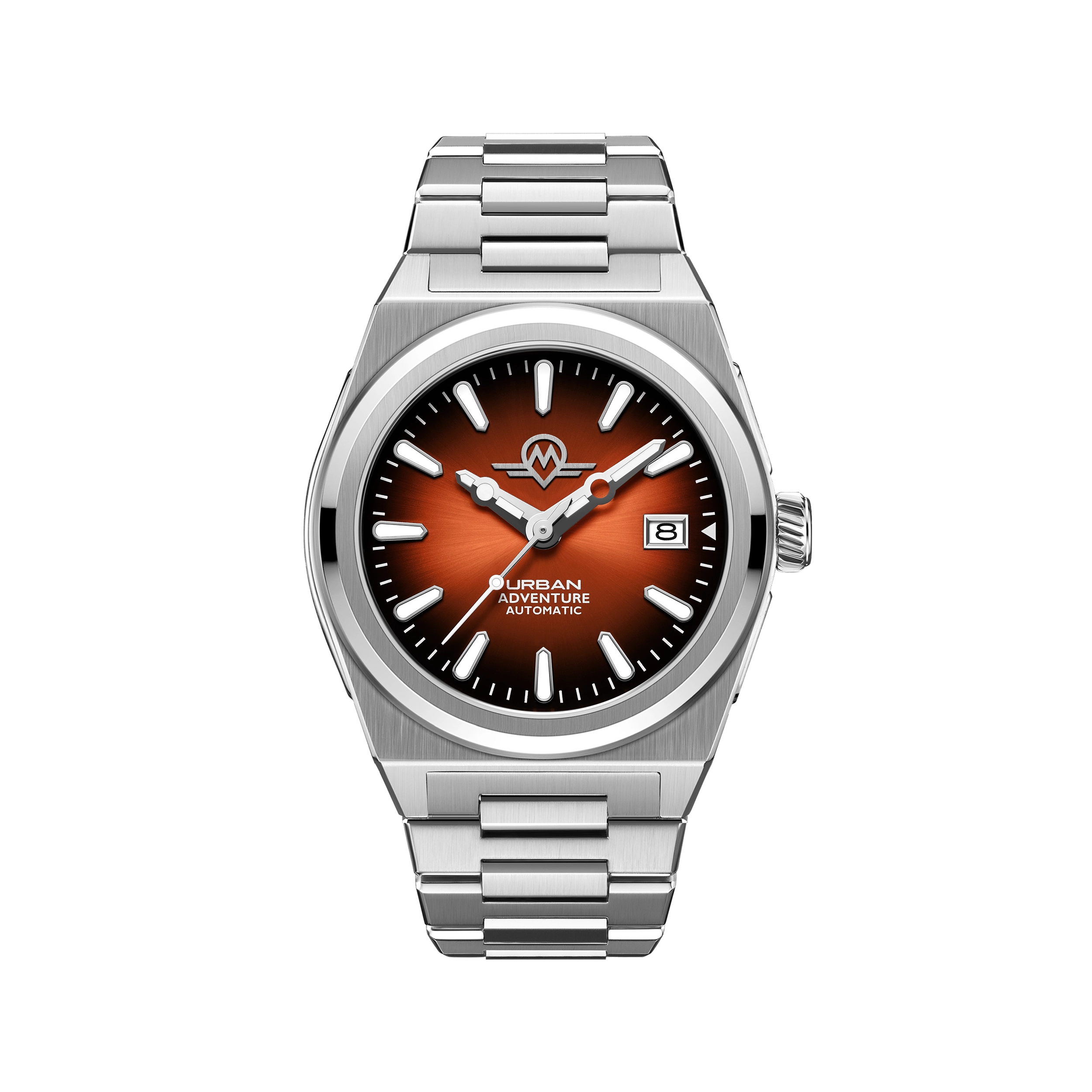 Monro MONRO URBAN ADVENTURE MUA-A4, Automatic, 40mm Stainless Steel, Orange Dial