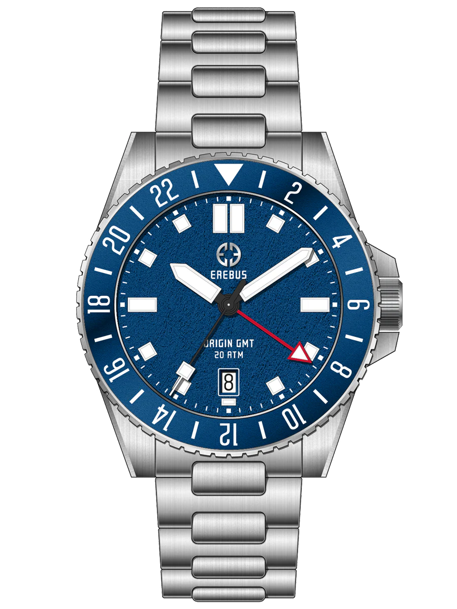 Erebus Watches ORIGIN GMT Classic Blue