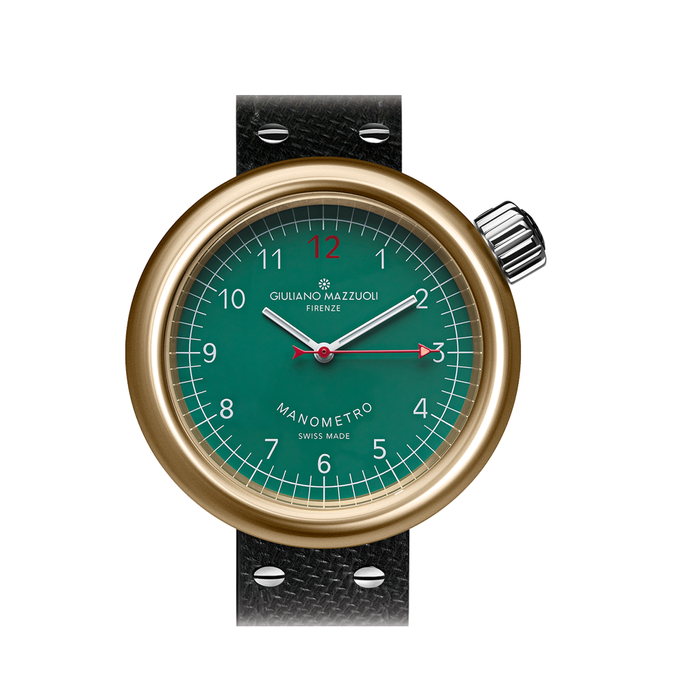Giuliano Mazzuoli Manometro Bronze Green