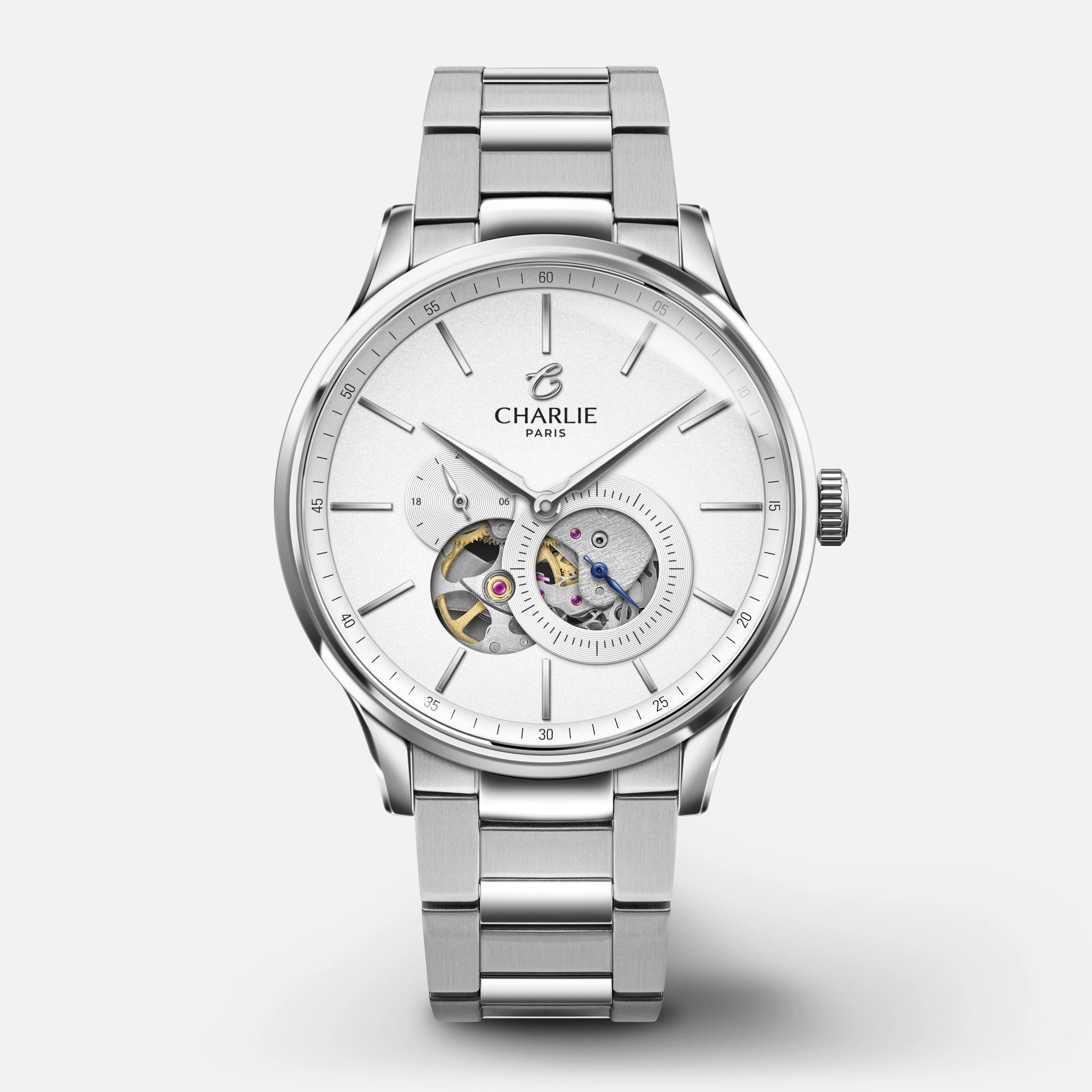 Charlie Paris INITIAL - Cœur Ouvert - Blanc
