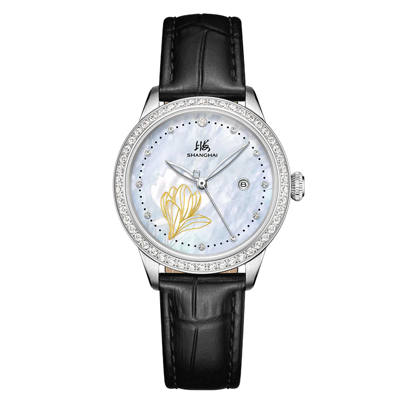 Shanghai Watch Shanghai Magnolia 33mm Watch - Whisper Silver