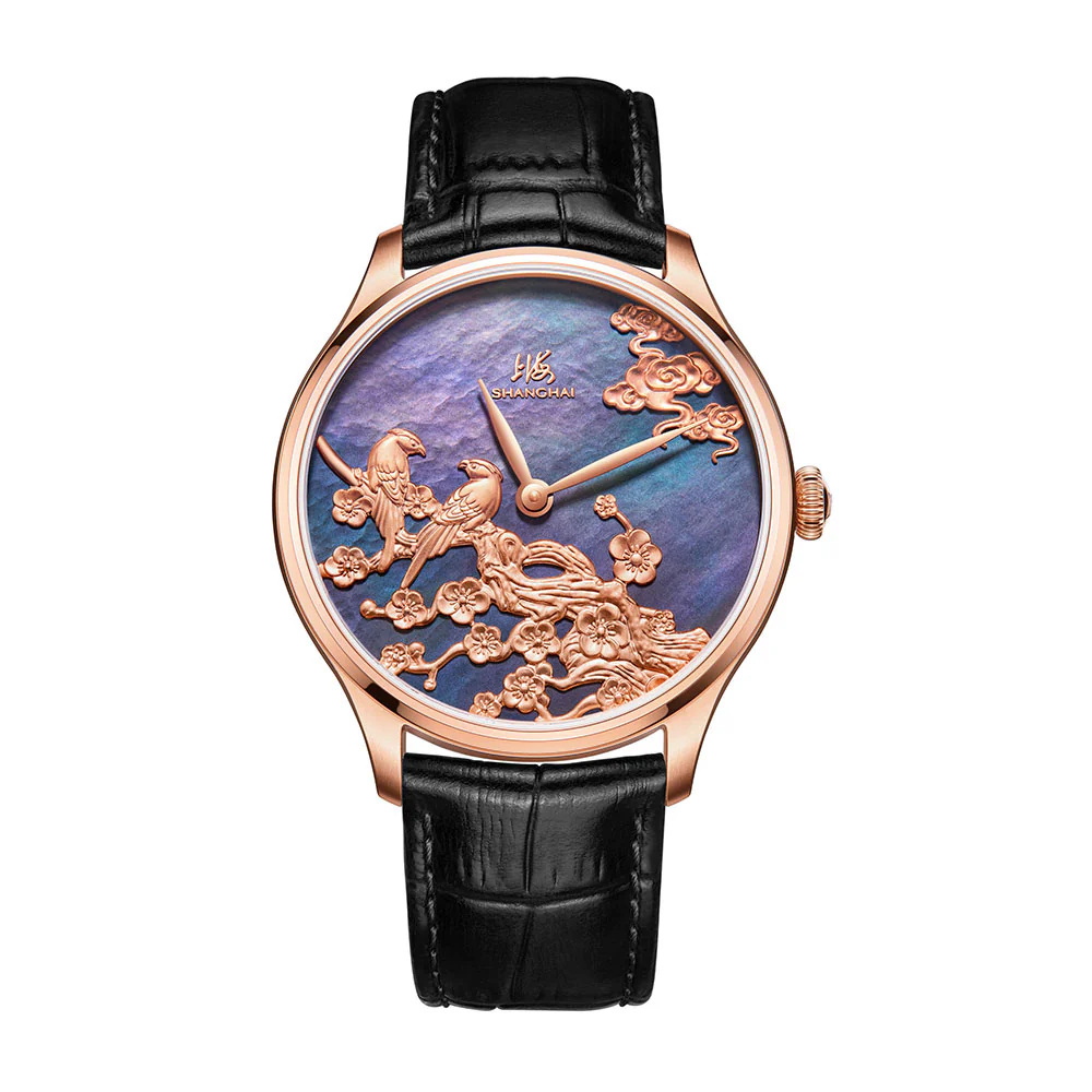 Shanghai Watch Shanghai Magpies and Prunus 40mm Watch