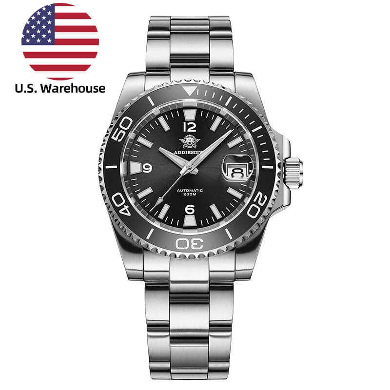 Addiesdive U.S. Warehouse-ADDIESDIVE Retro NH35 Sub Dive Watch AD2085