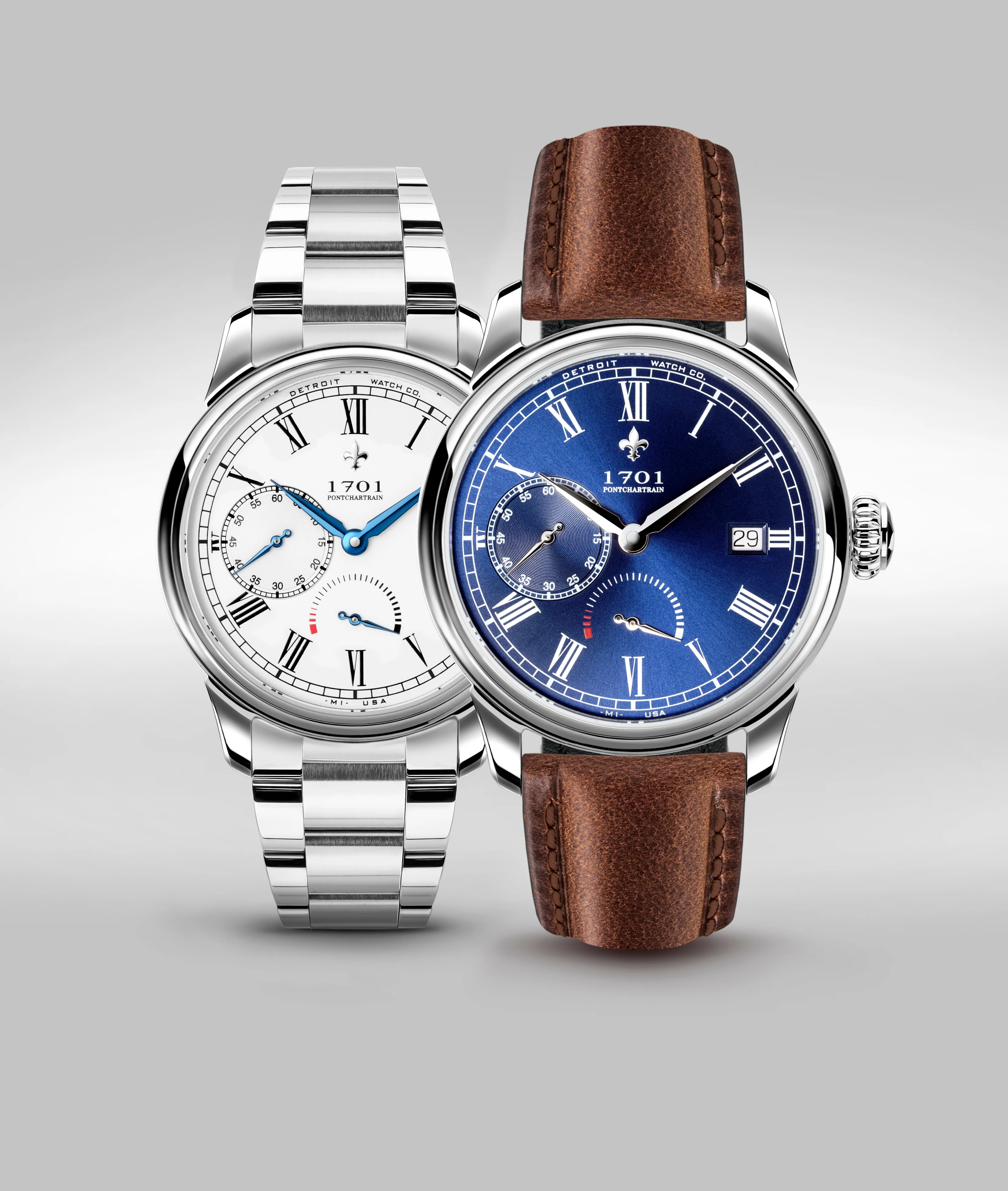 Detroit Watch Company 39mm 1701 Power Reserve Exhibition