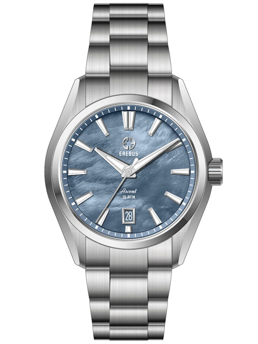 Erebus Watches ASCENT 39 Blue Mother of Pearl
