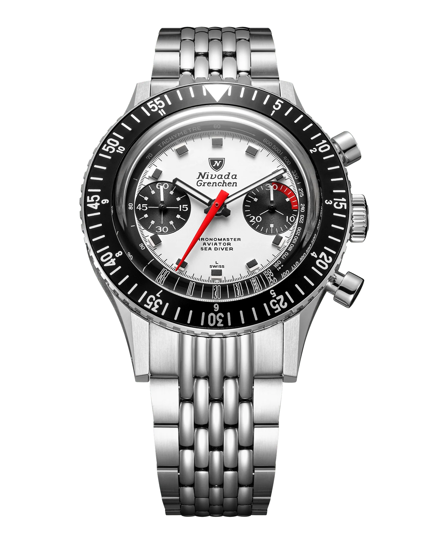 Nivada Grenchen CHRONOMASTER PANDA - 41MM