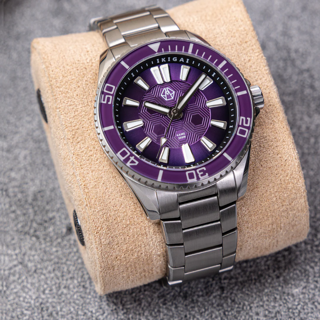Ikigai Watches Kame 200m "Mystic Purple"