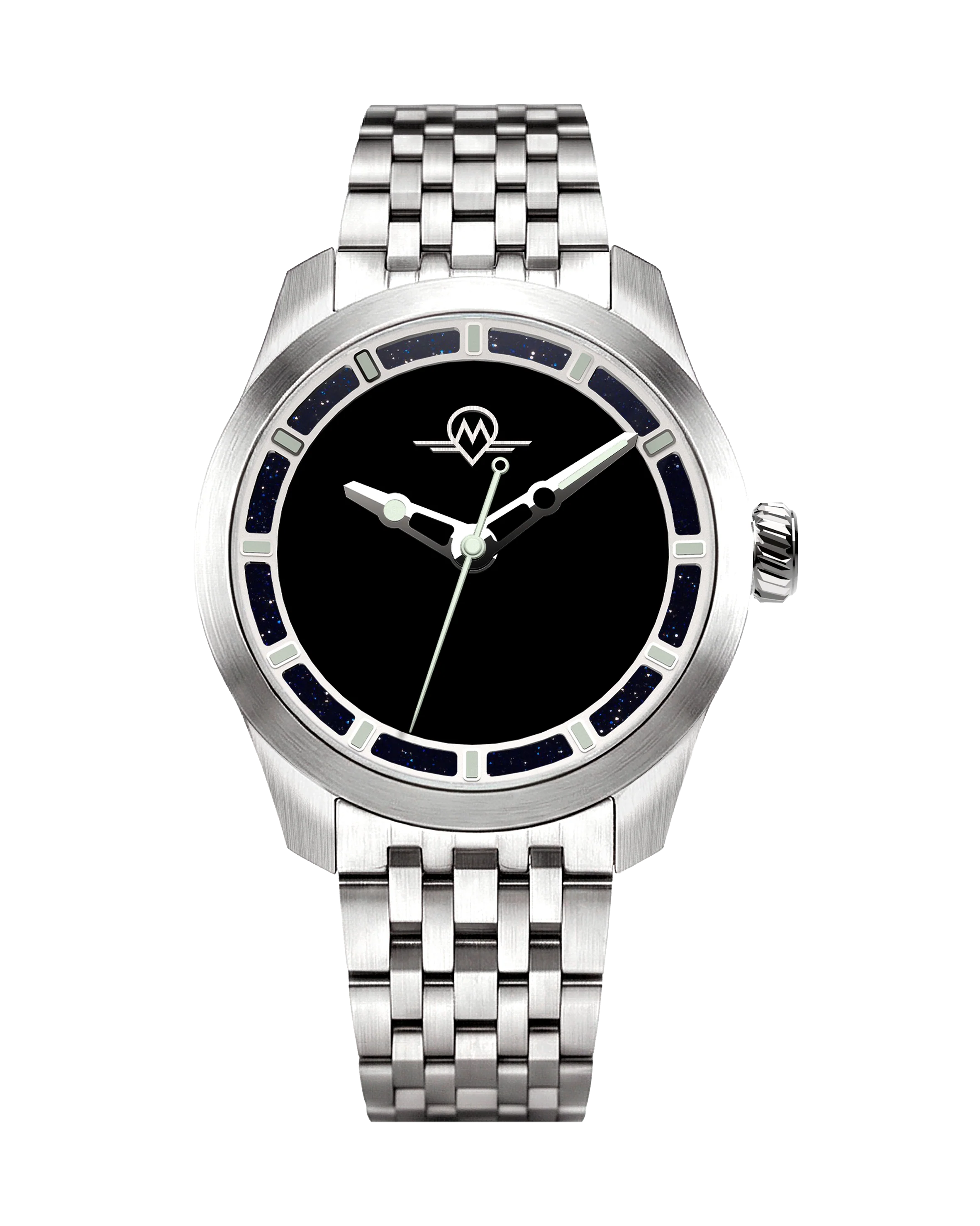 Monro MONRO LUNA ADVENTURE MLA-MBB MUSUO BLACK HOLE, 9039 Automatic Watch, 39mm Stainless Steel