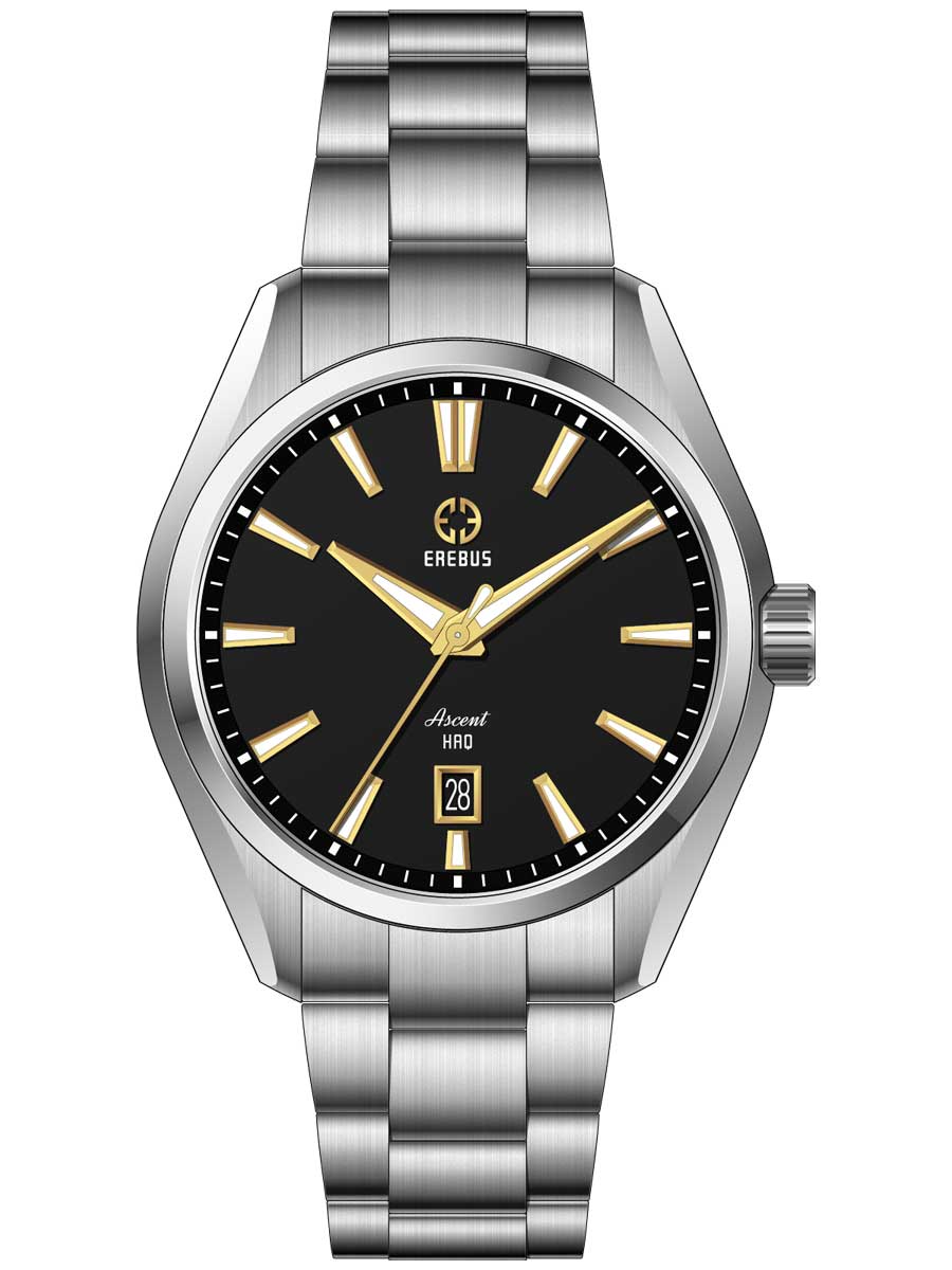 Erebus Watches ASCENT HAQ 41 Black Gilt