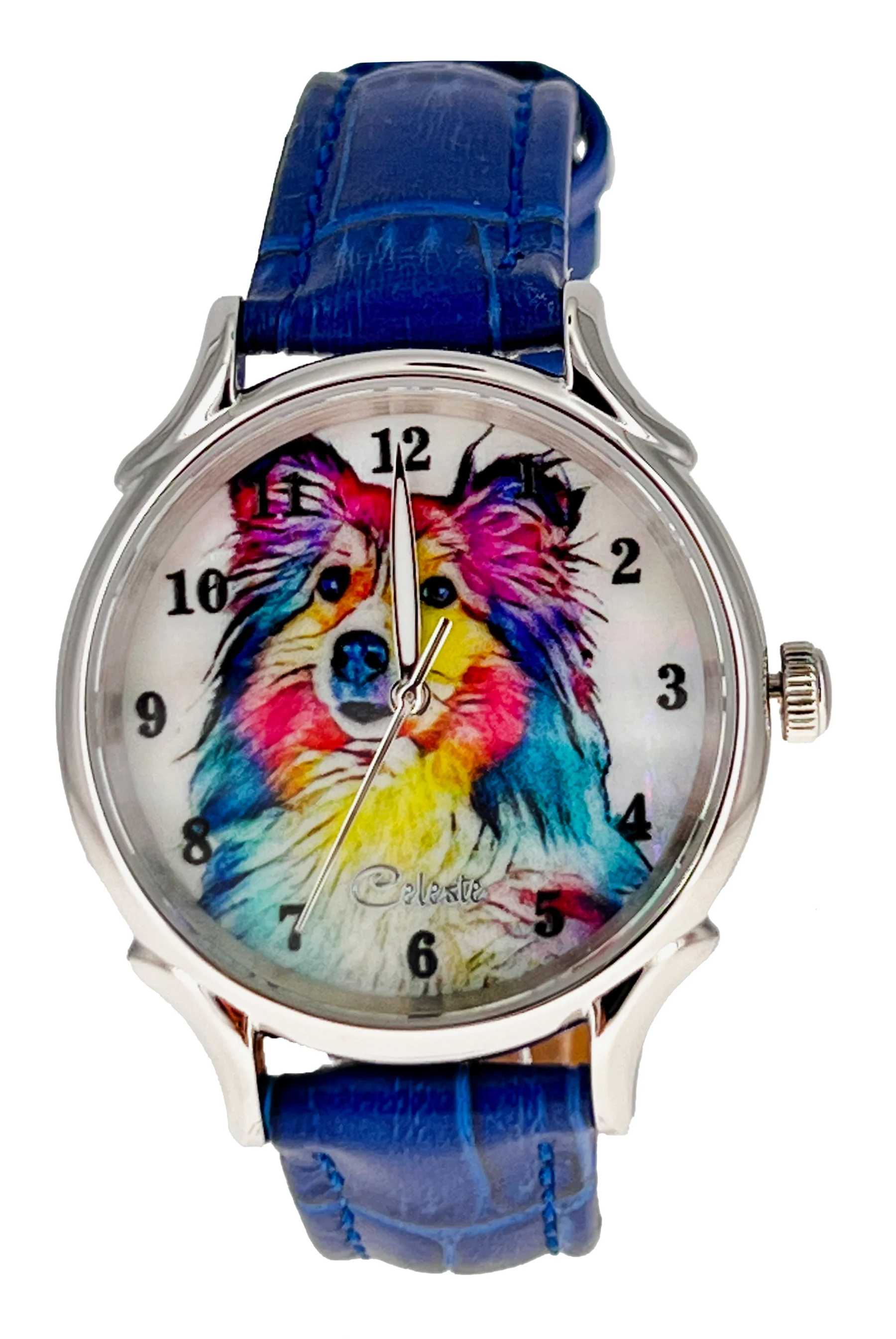 Celeste Watch Company Shetland Sheepdog (Sheltie) Dog Breed Watch