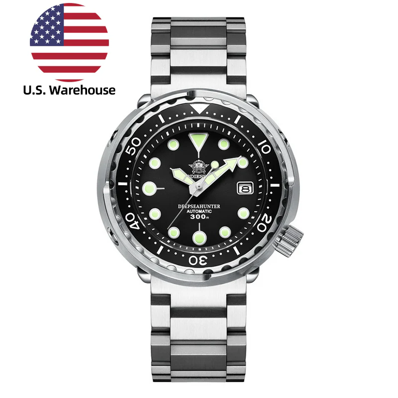 Addiesdive U.S. Warehouse -ADDIESDIVE® Tuna 300M Automatic Diver Watch Tuna Diver ( MY-H5)