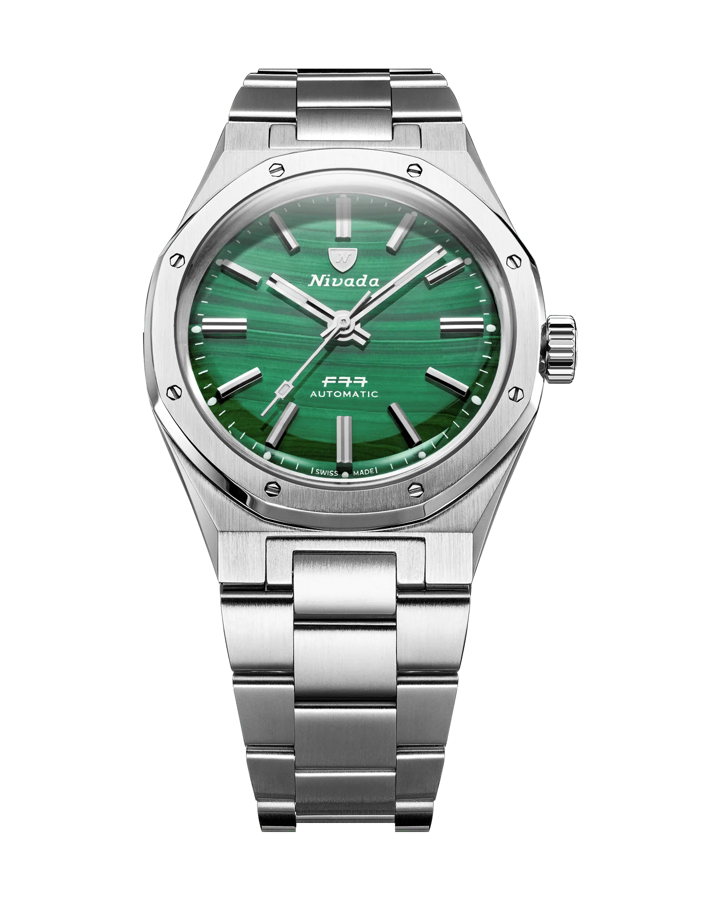 Nivada Grenchen F77 SST MALACHITE MK1 - 37MM