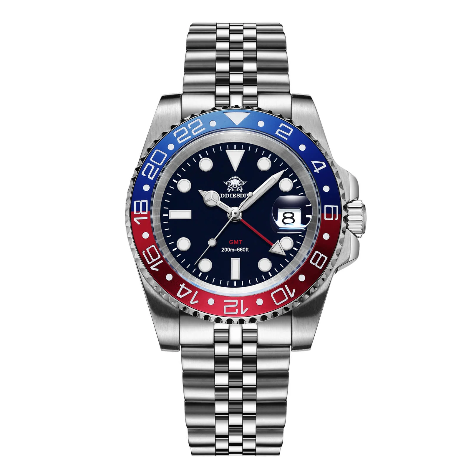 Addiesdive 🔥Summer Sale🔥ADDIESDIVE Water Ghost Luxury Dive Watch GMT Quartz Watch AD2050-with Calendar