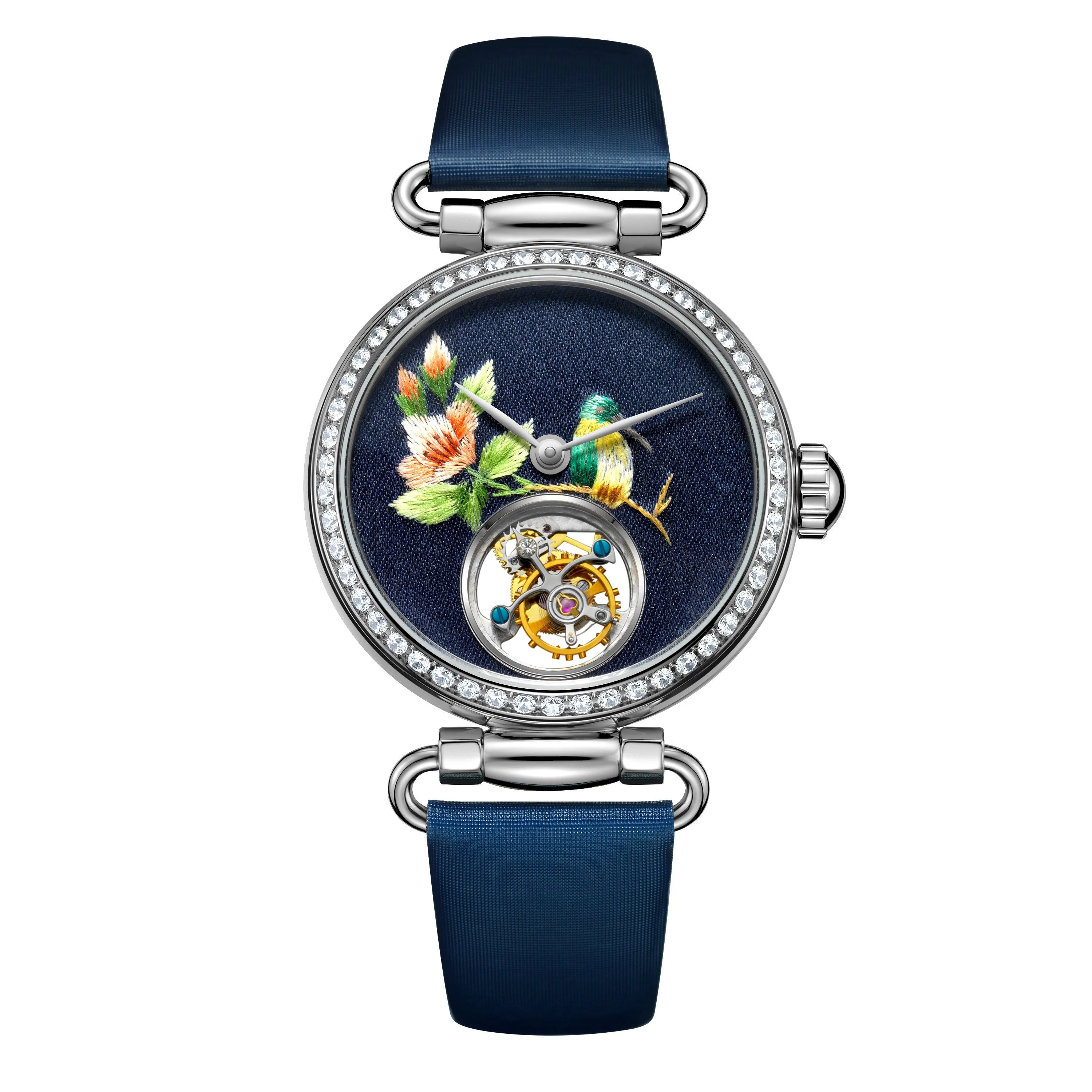 Sea-Gull Heritage Series Chinese Embroidered Dial Eccentric Tourbillon 39mm