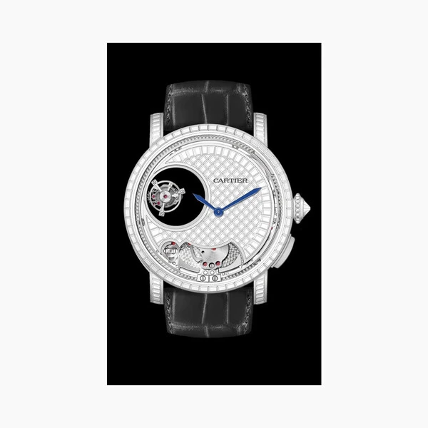 Cartier Часы Rotonde de Cartier с минутным репетиром и двойным «загадочным» турбийоном