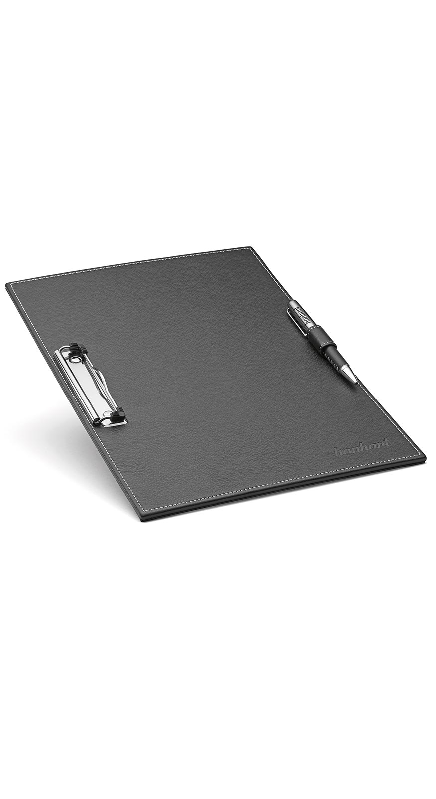 Hanhart Lederschreibtafel mit hochwertigem Kugelschreiber