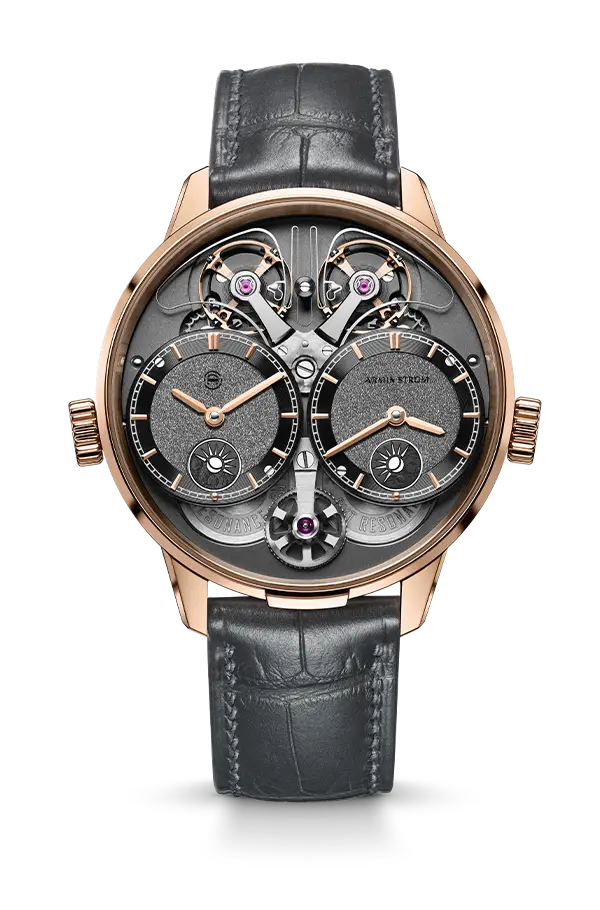 Armin Strom Dual Time GMT Resonance Rose Gold