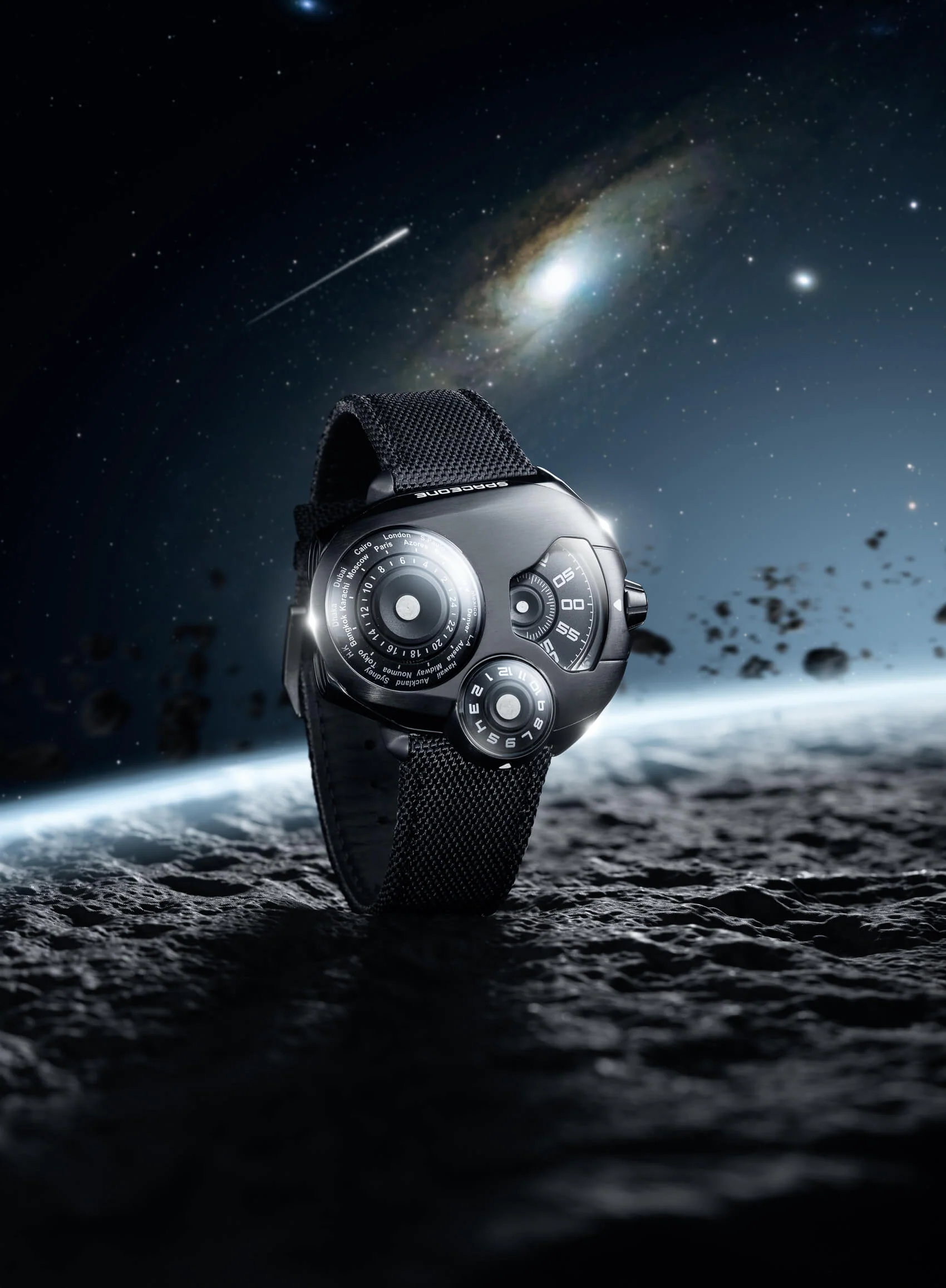 SpaceOne WORLDTIMER BLACK