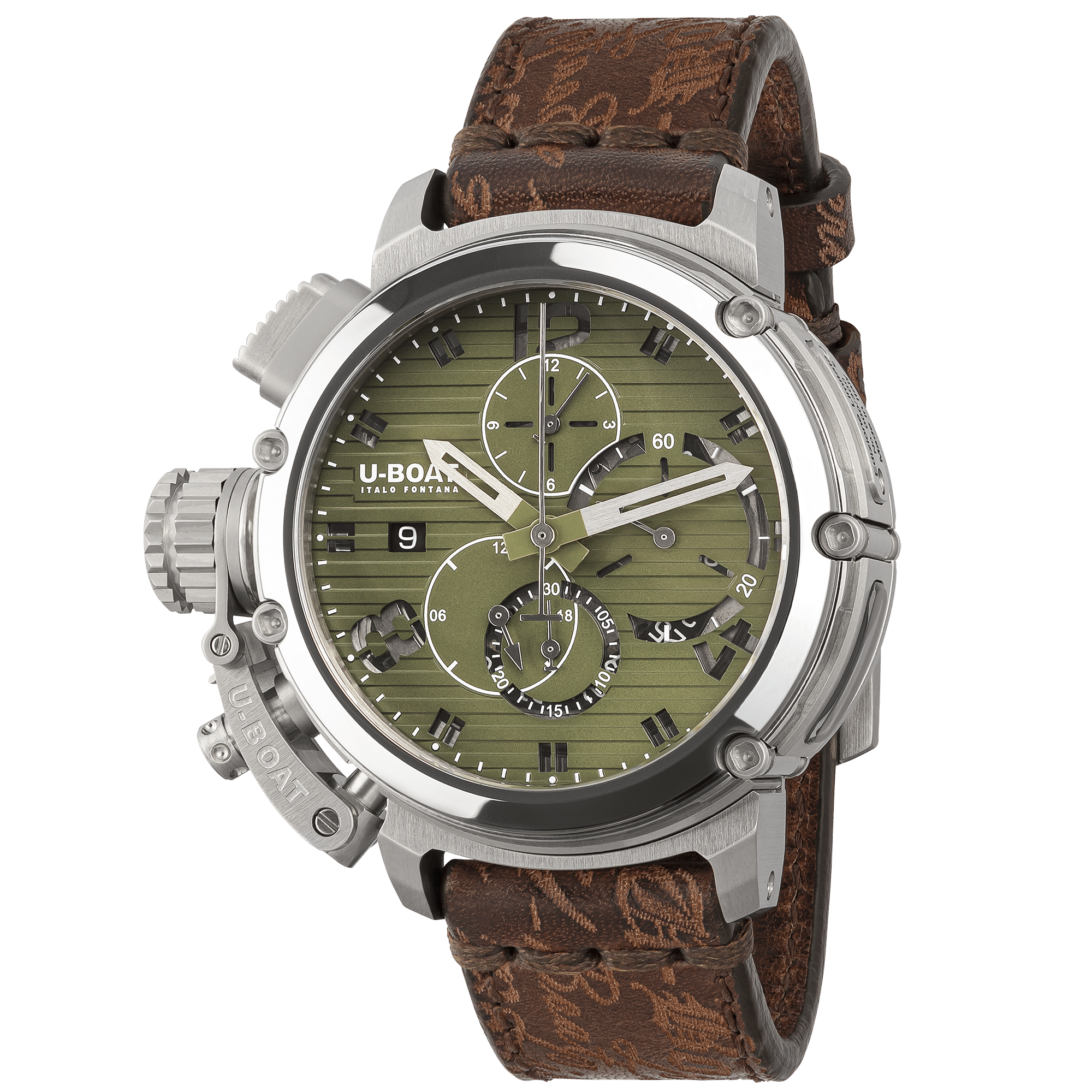 U-Boat CHIMERA 46MM CHRONO SS VERDE