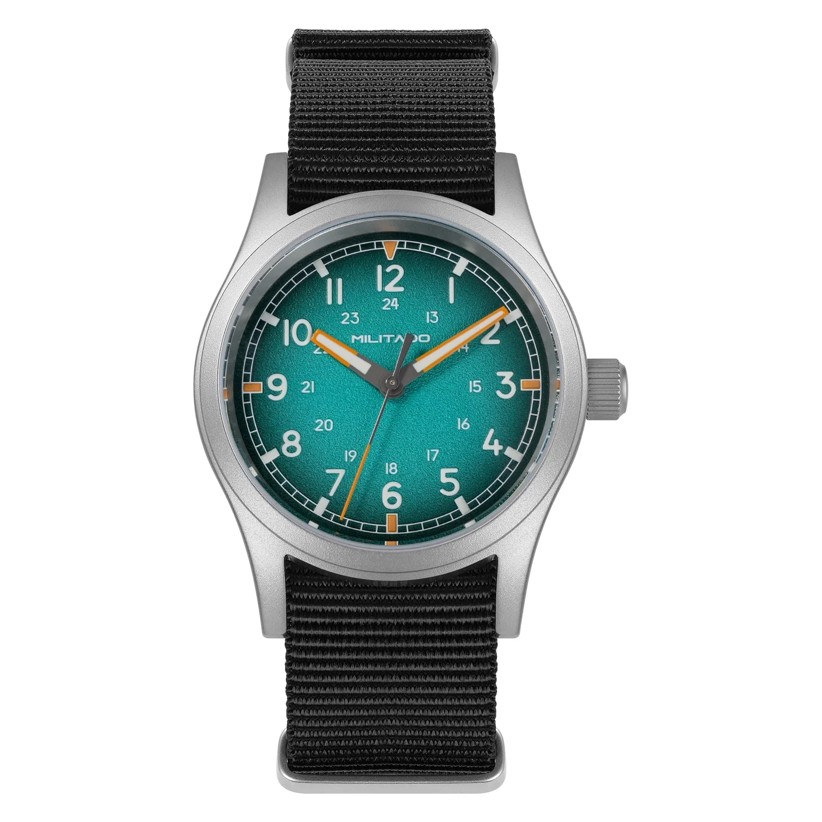 Thorn Militado 38mm Military Watch VH31 Sweeping Hand Movt Watch ML24