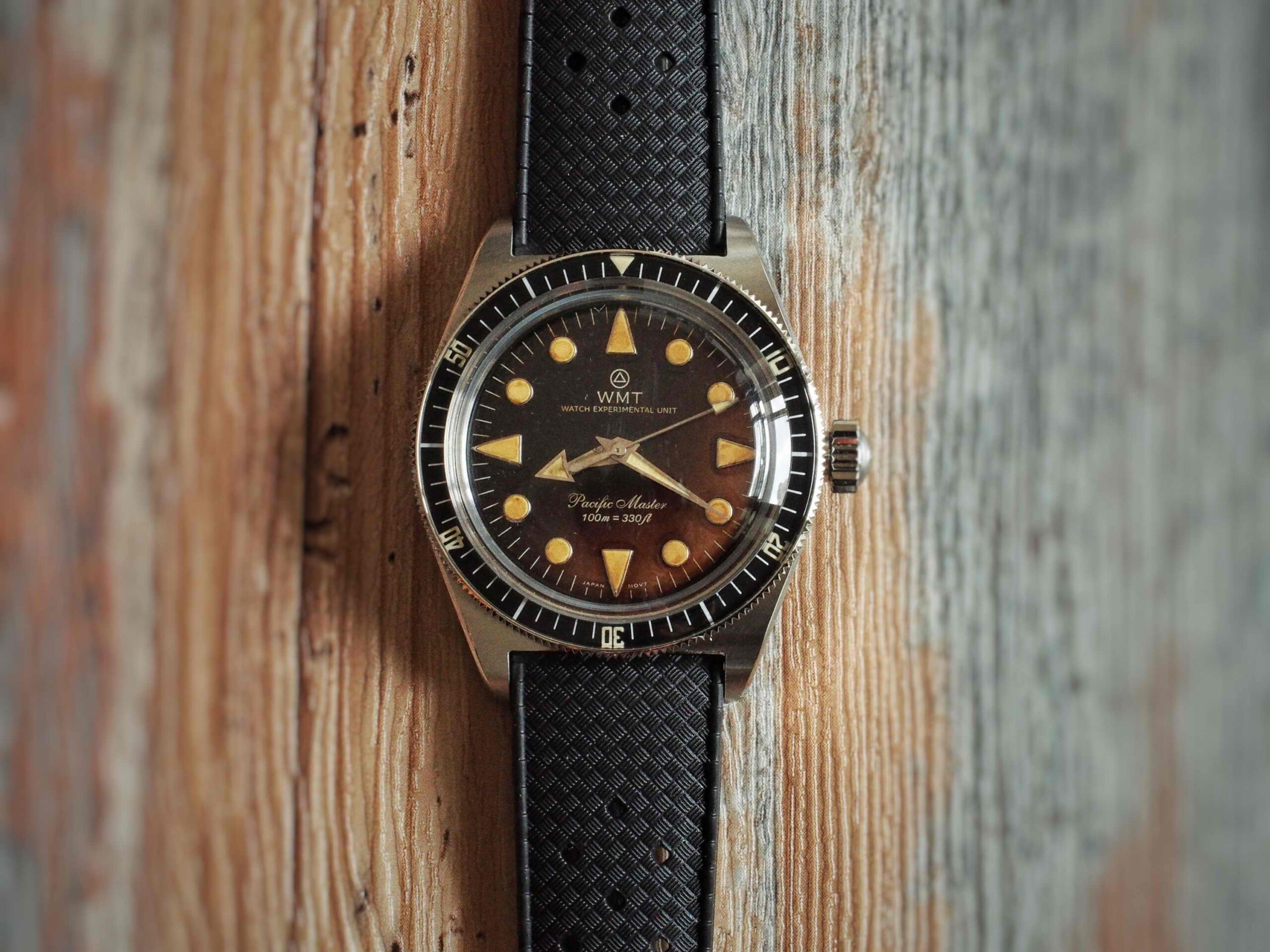 WMT Watches Blackfin – ( Tropical Edition ) Black Rubber Strap