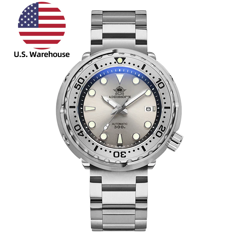 Addiesdive U.S. Warehouse -ADDIESDIVE Emperor Tuna 300m Diver Watch (MY-H5C)