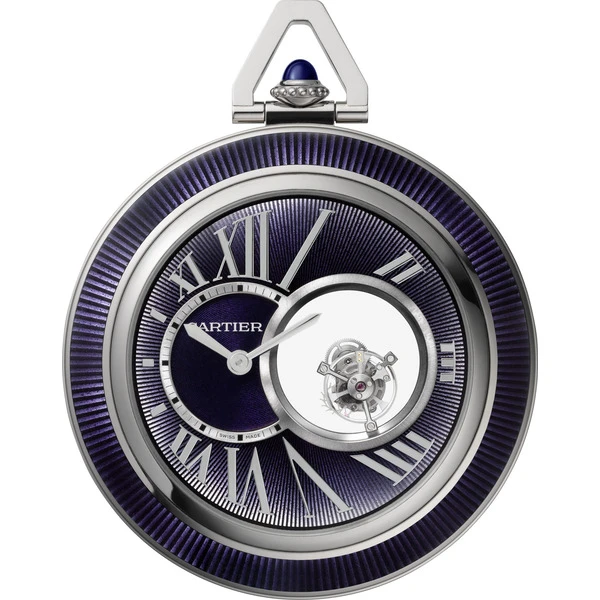 Cartier Карманные часы Cartier с двойным «загадочным» турбийоном