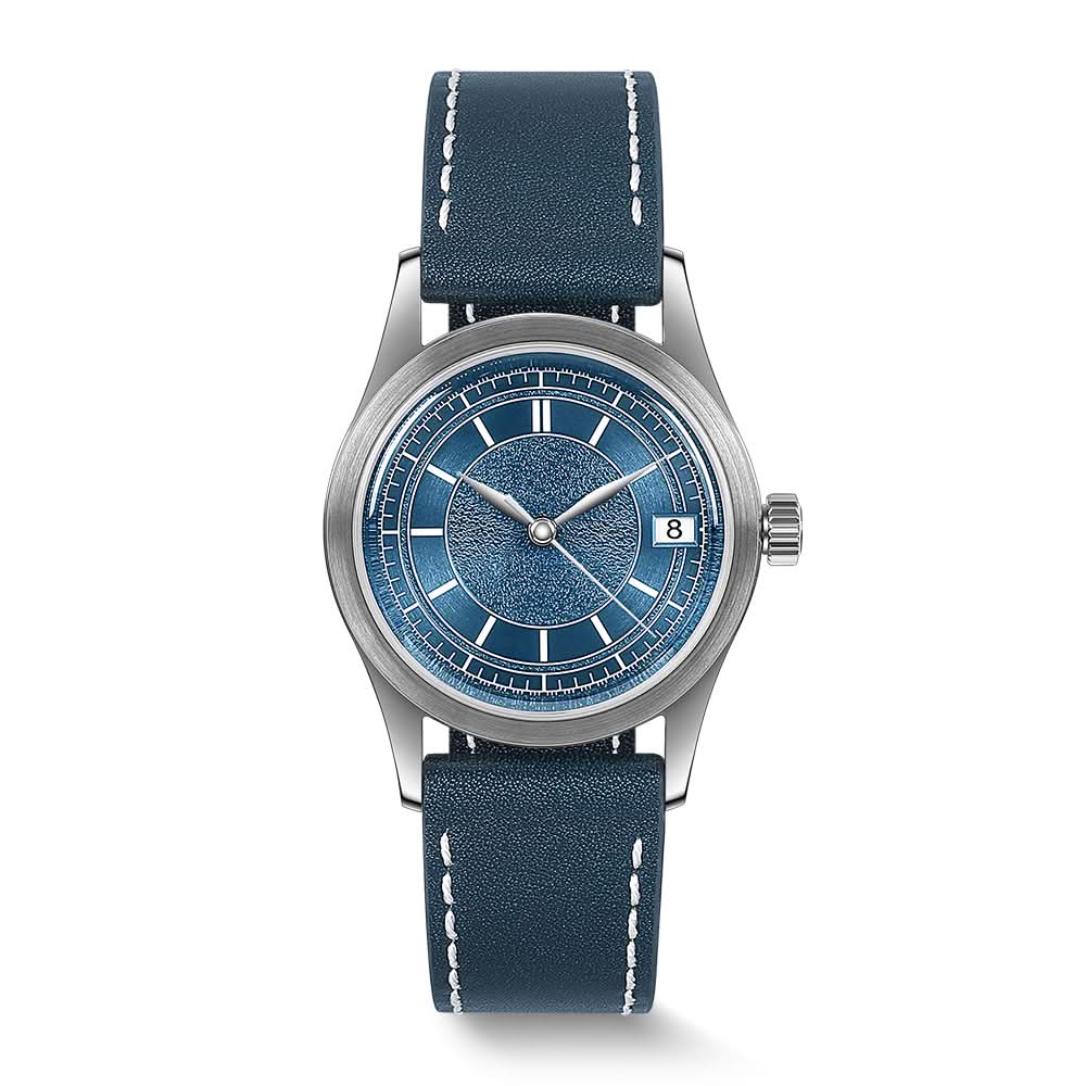 Boderry HOU - 80-Hour Power Reserve Vintage Automatic Watch | Blue