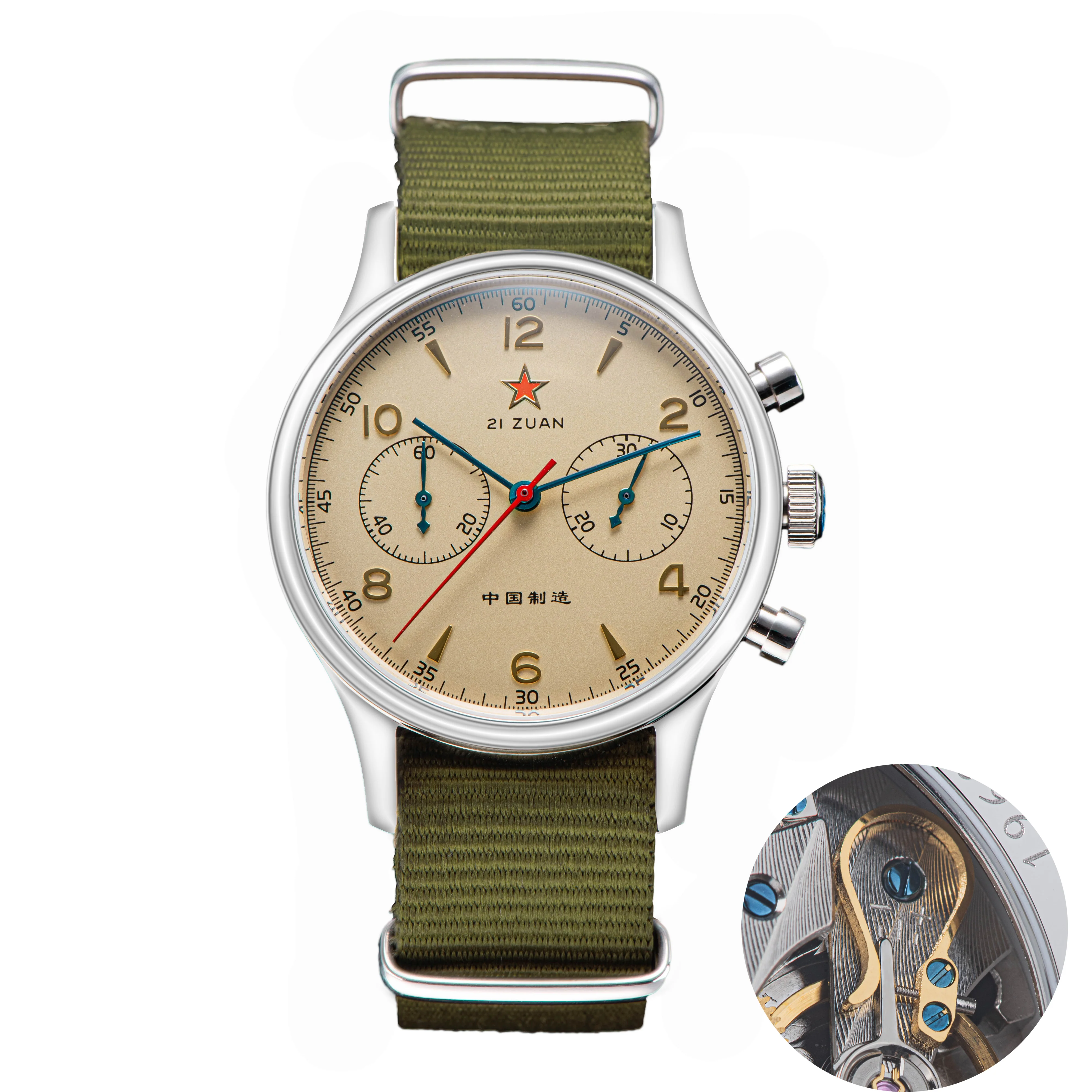 Sugess Seagull Movement Chrono Heritage SU1963S40/X 40mm 1963 Swan Neck Regulator