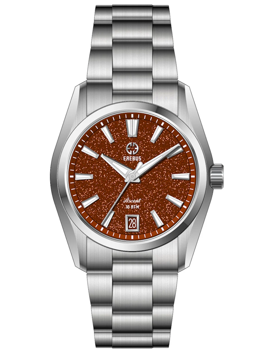Erebus Watches ASCENT 36 Bronze Aventurine