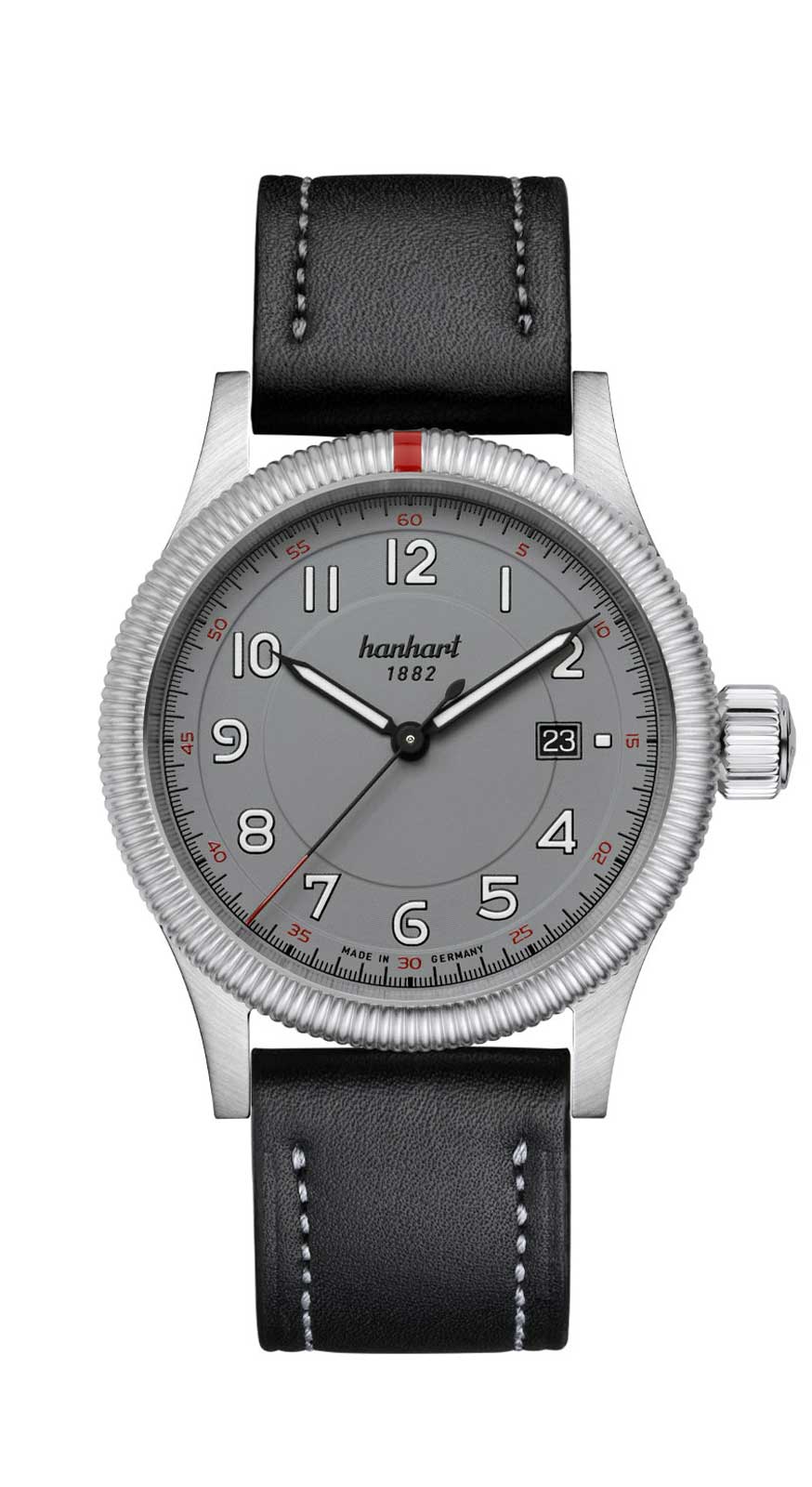 Hanhart PIONEER One grau, 42 mm