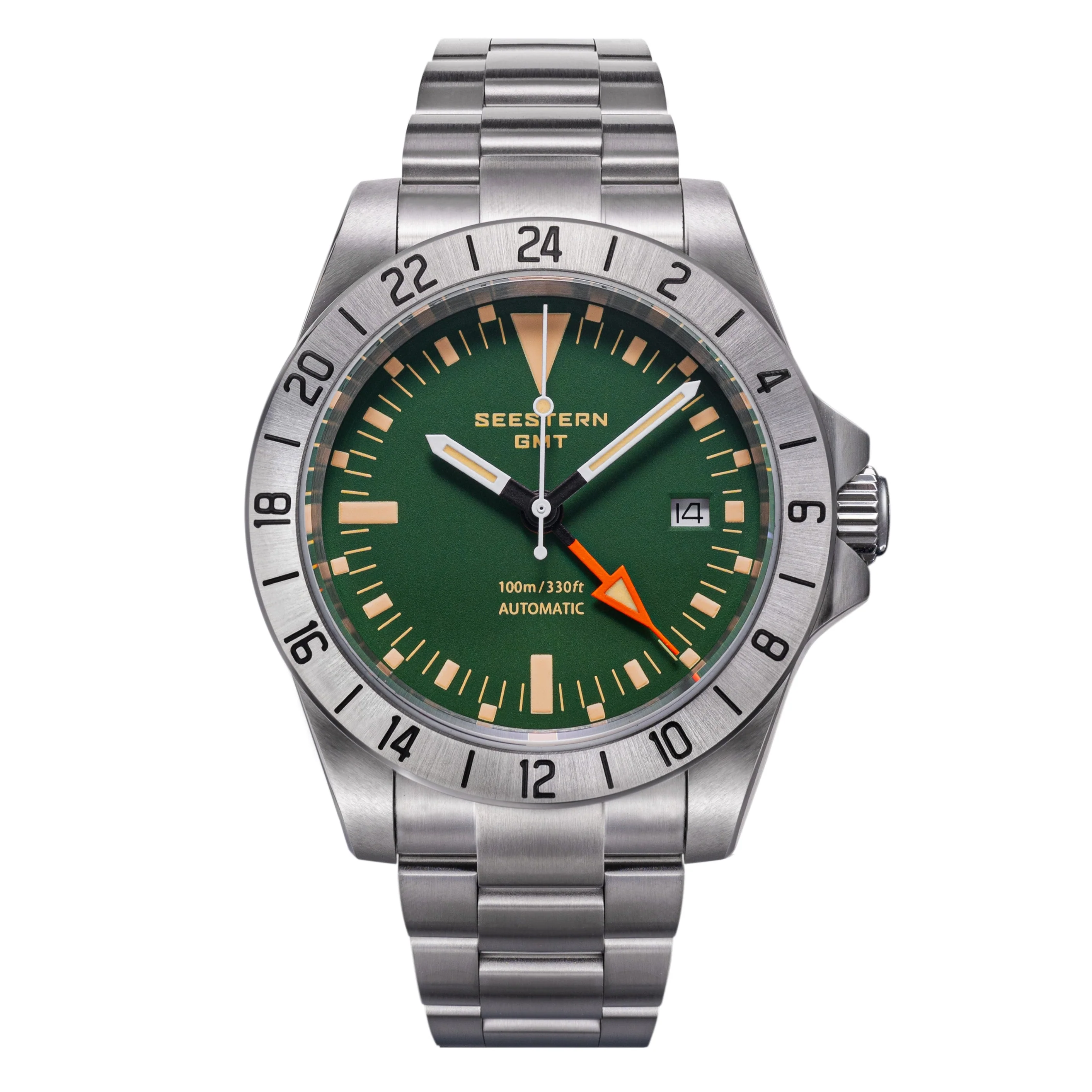 Sugess Seestern Heritage S436-2 BB Green Dial GMT Automatic
