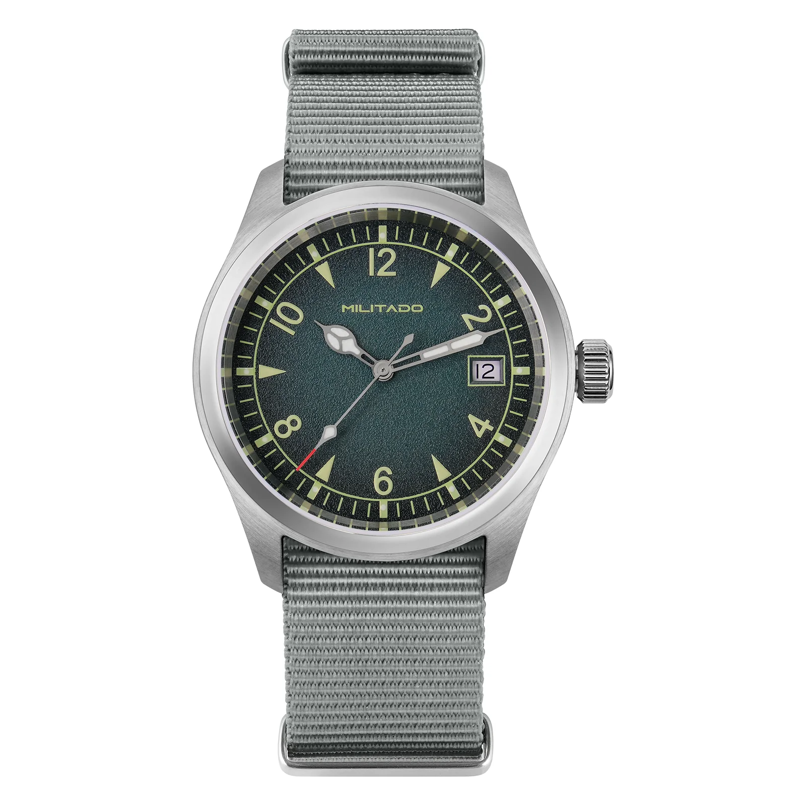 Militado Militado 38mm Sapphire Crystal Field Watch ML08 Grey Dial