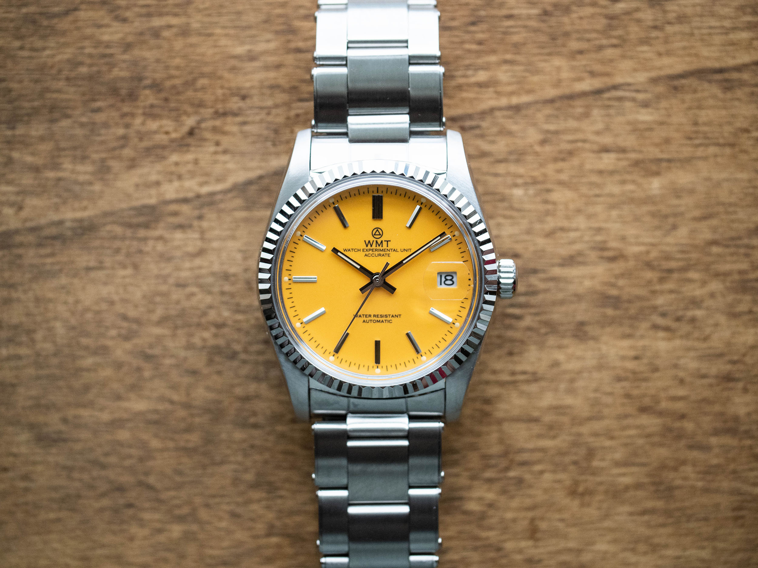 WMT Watches Cabochon – Glossy Yellow Dial