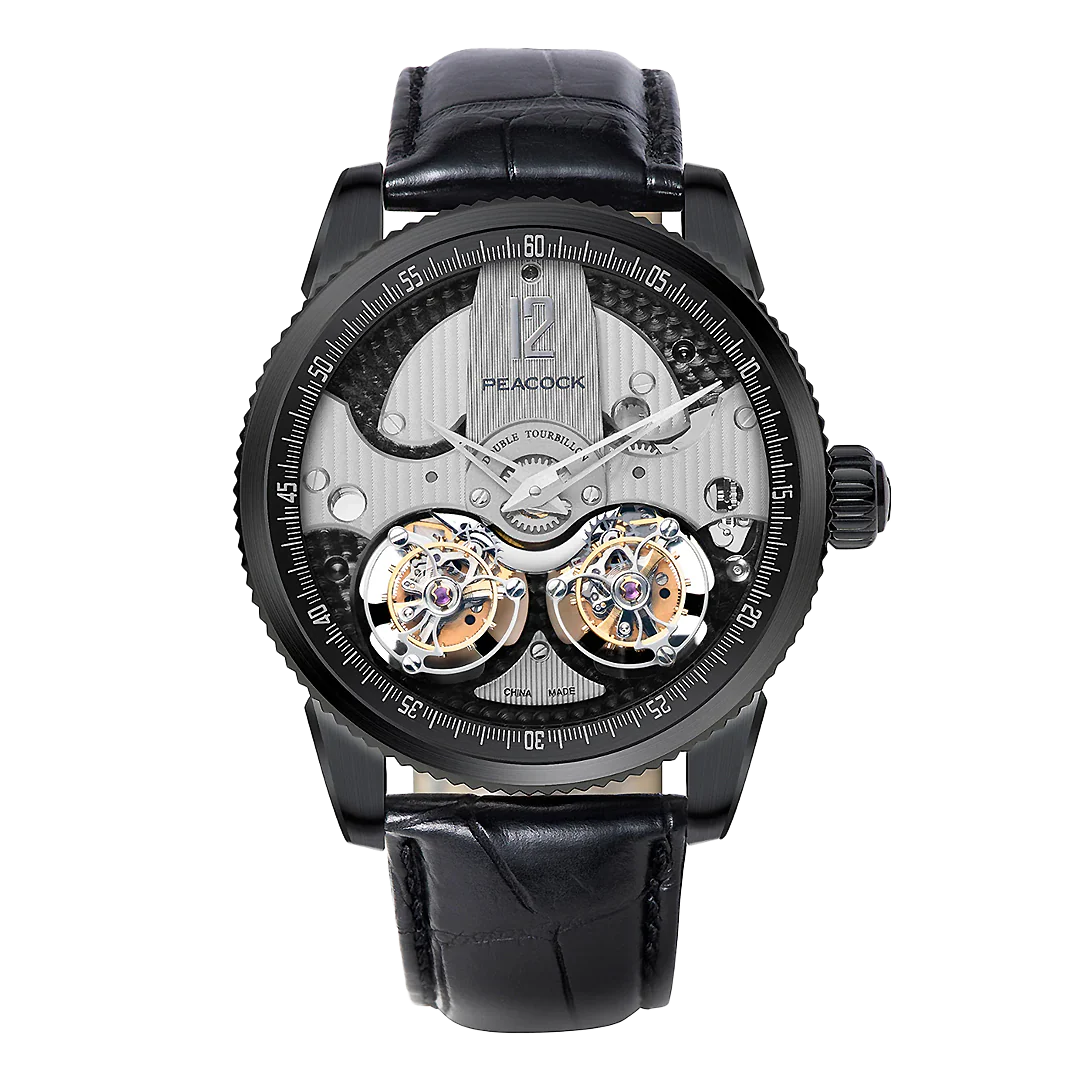 Peacock Peacock King Returns Dual Tourbillon Watch