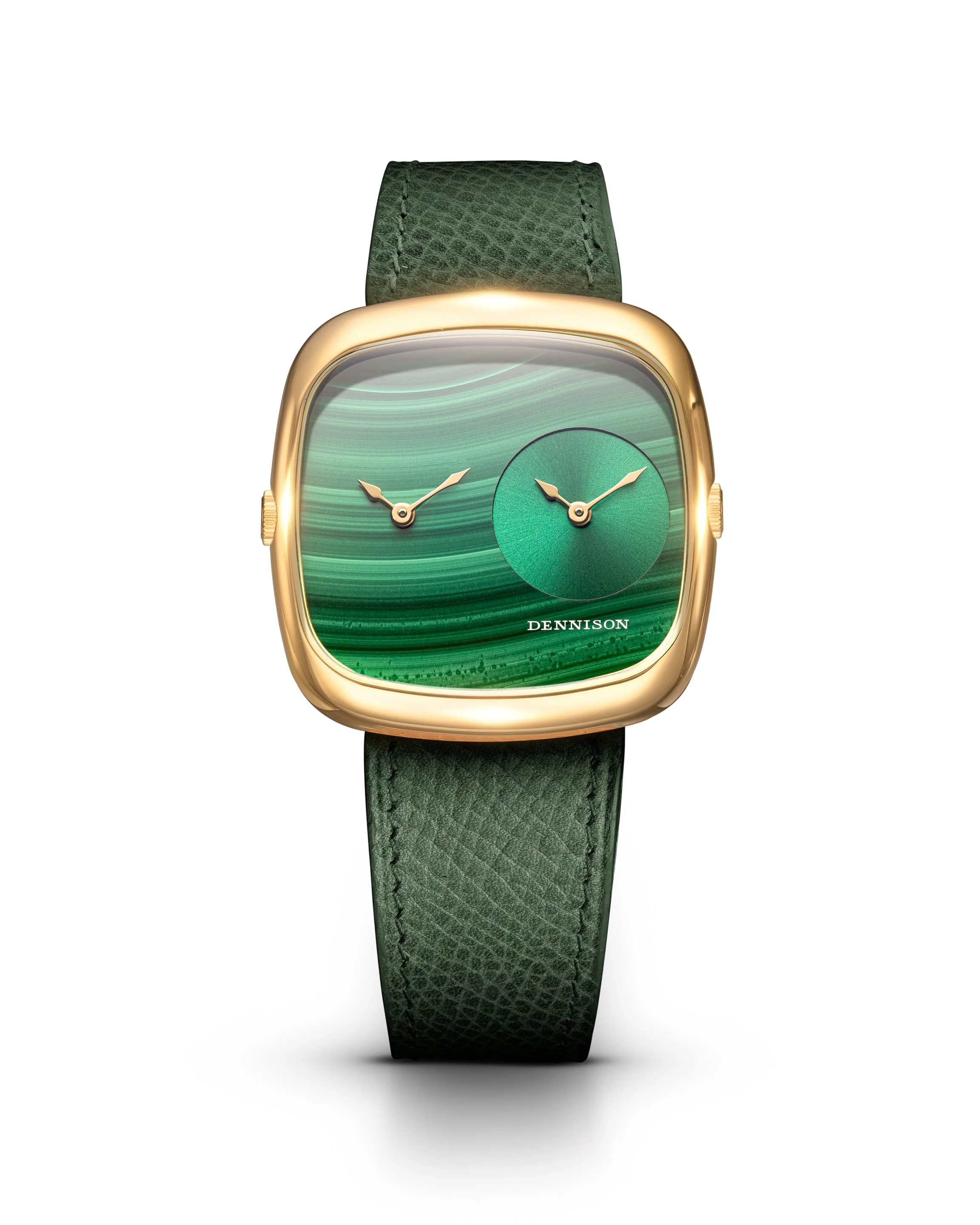 Dennison Malachite & Green Sunray In Gold