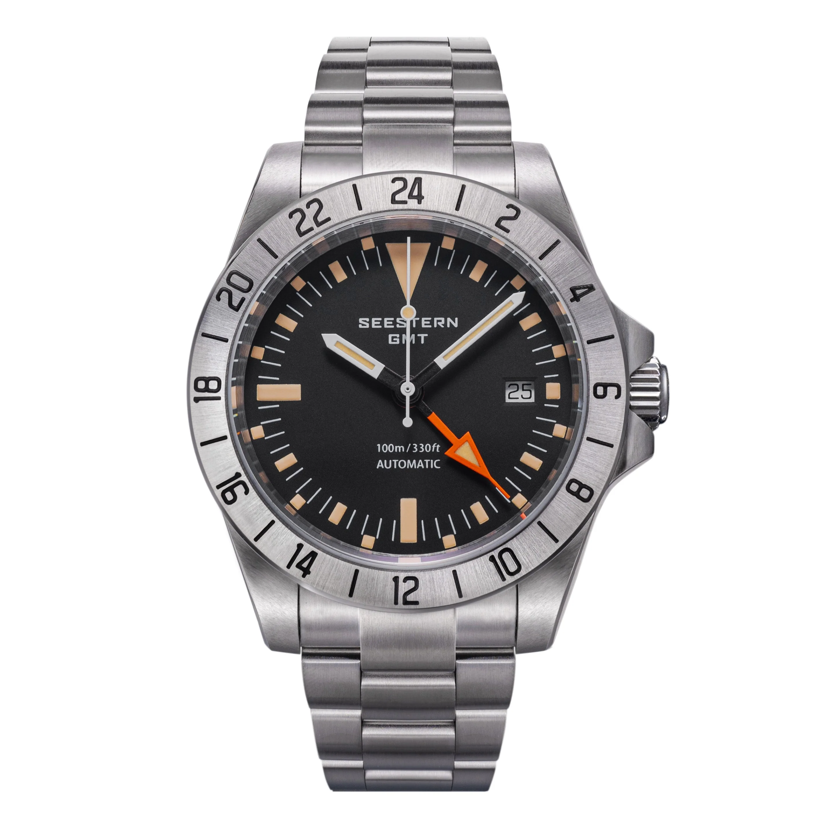 Sugess Seestern Heritage S436-2 BB Black Dial GMT Automatic