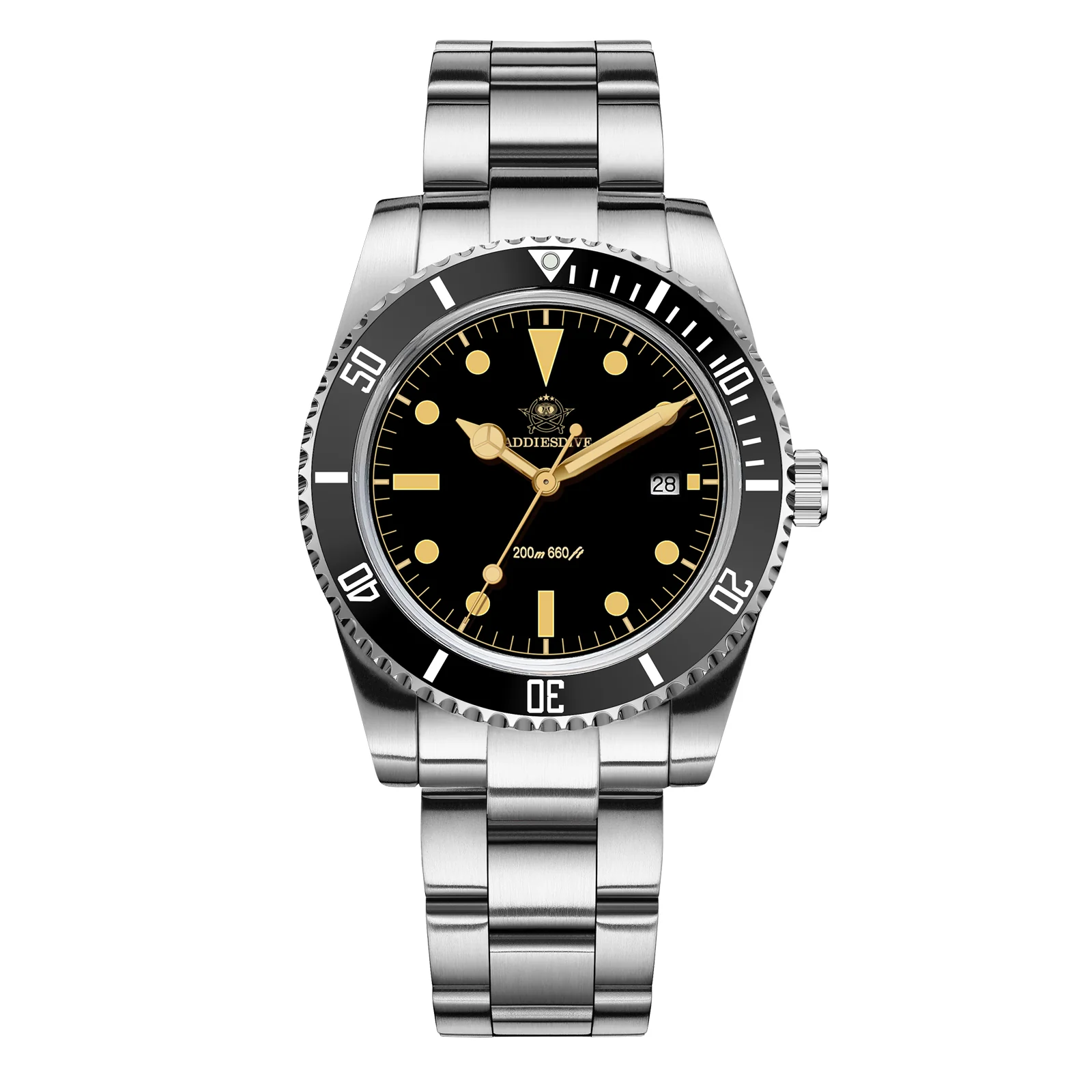 Addiesdive ADDIESDIVE 39mm Quartz Watch with Bi-directional Rotating Bezel AD2072