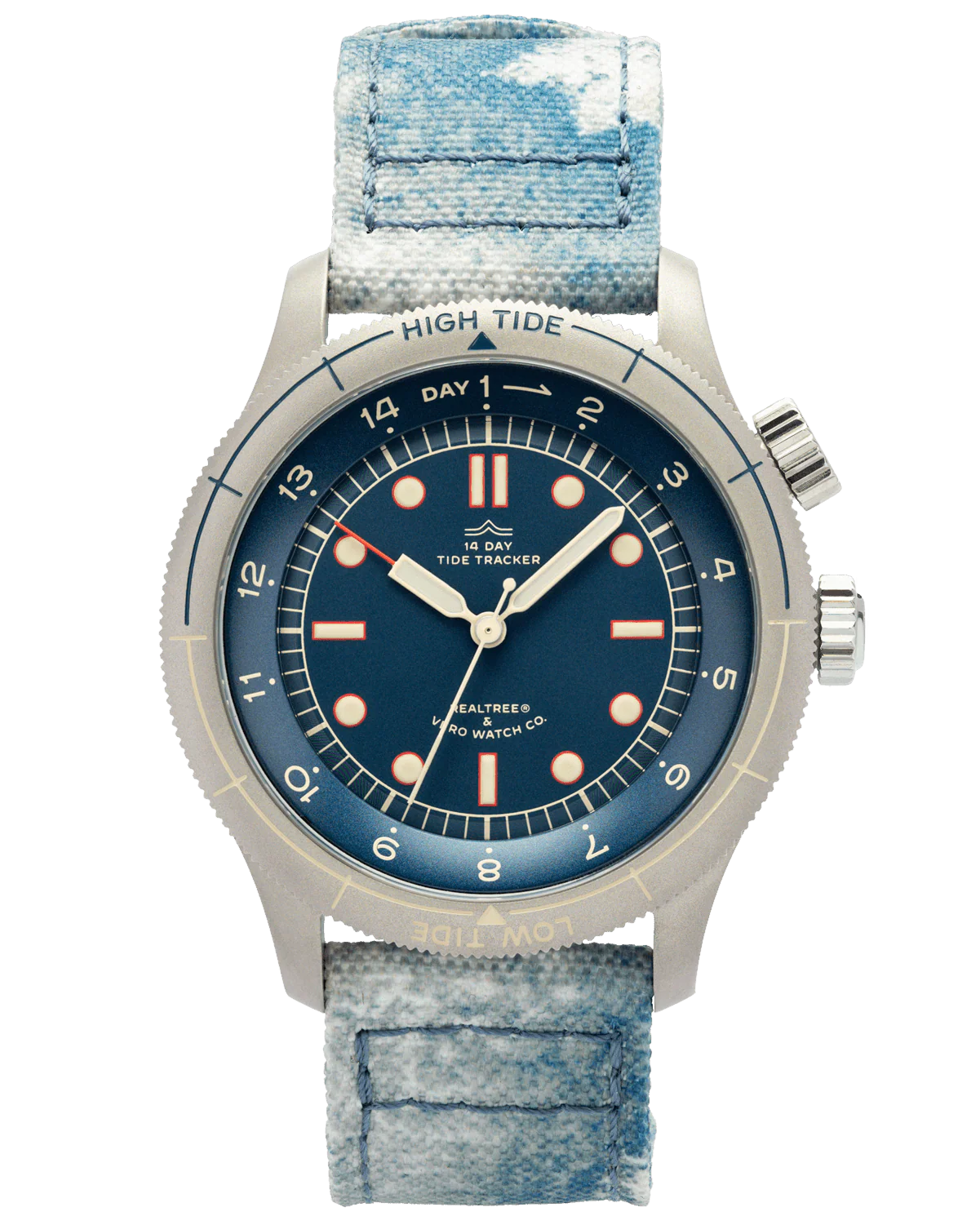 Vero Watch Company Realtree Tide Tracker Compass Blue