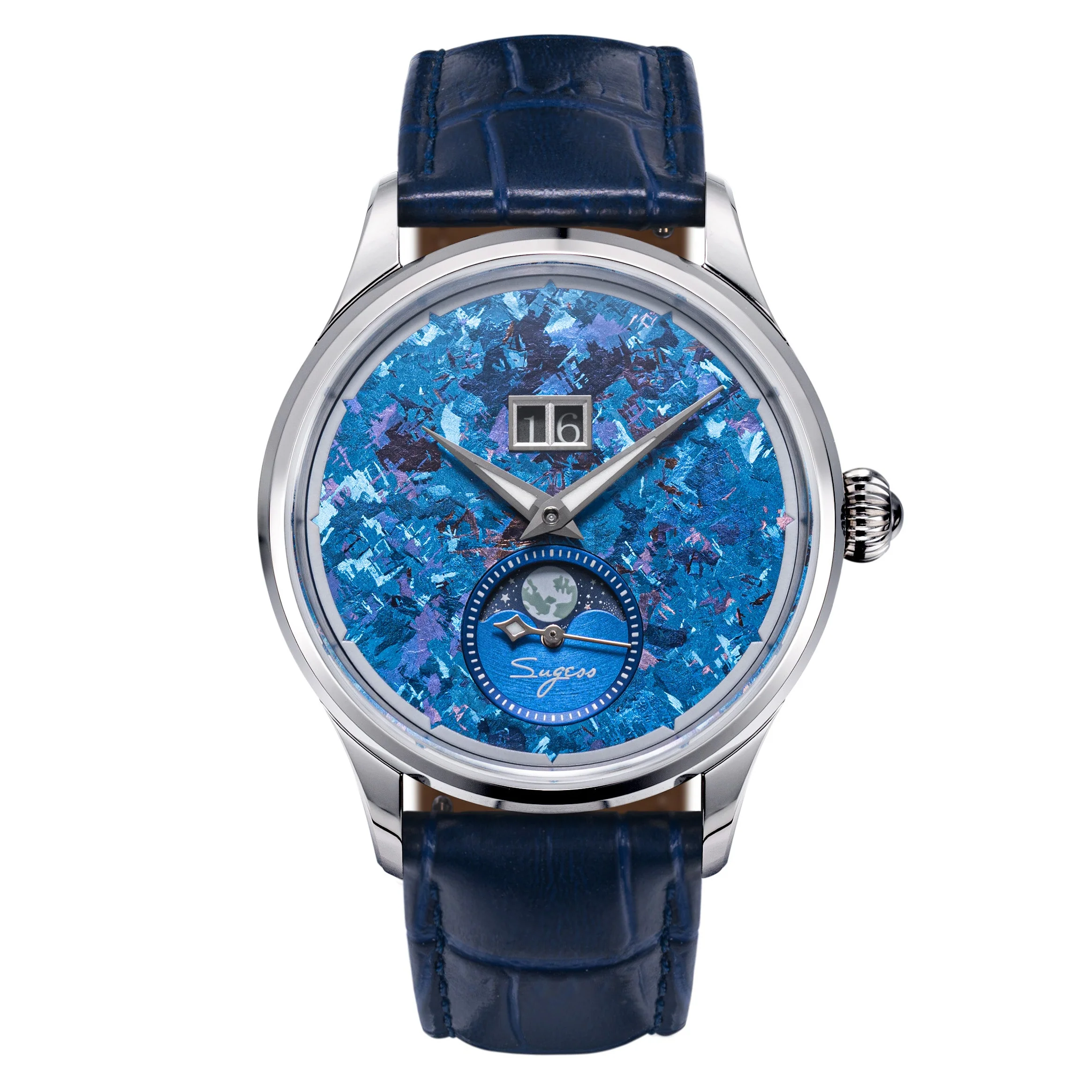Sugess Sugess S401 MoonPhase Master Automatic Blue Dial