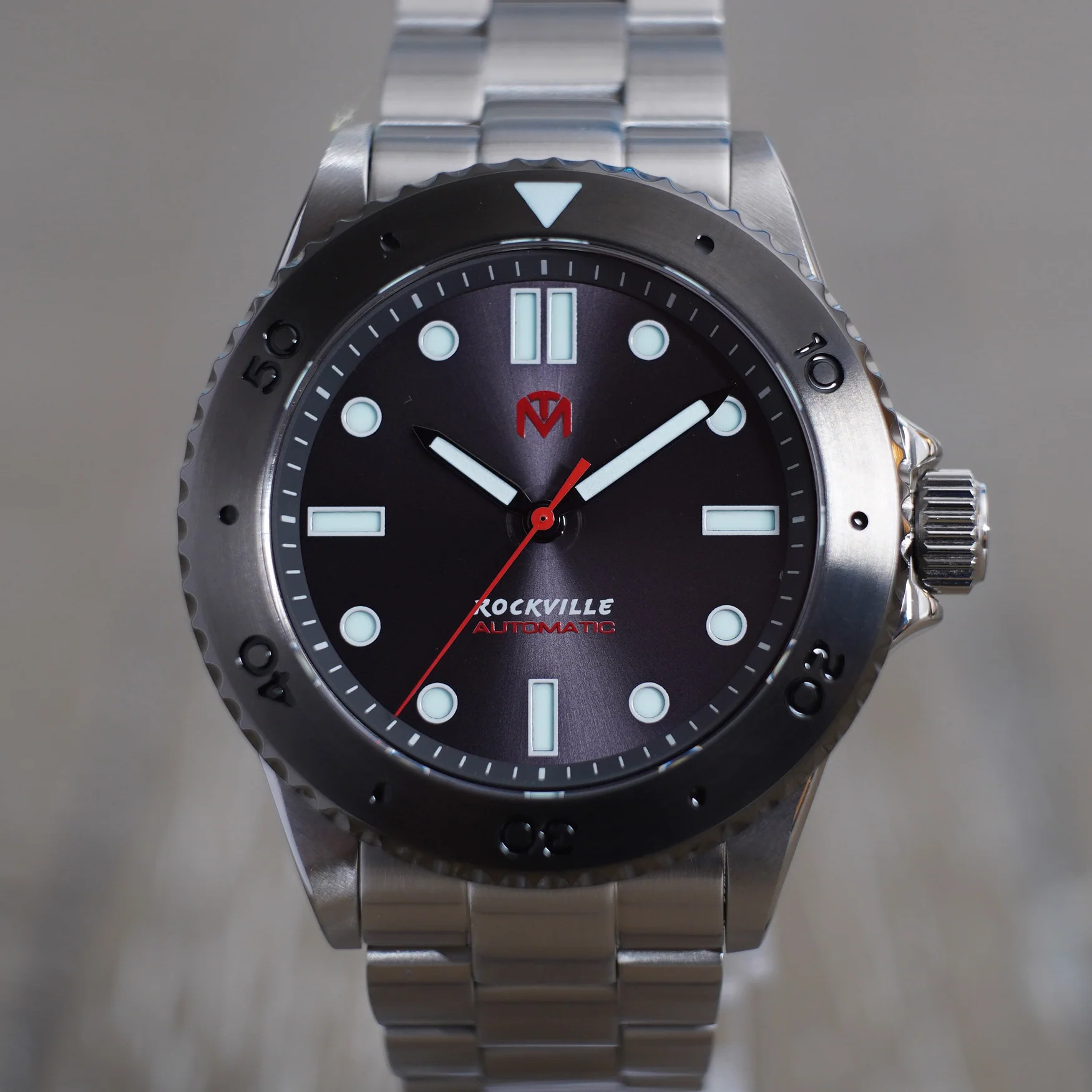 McDowell Time Rockville Automatic Watch - Grey Dial