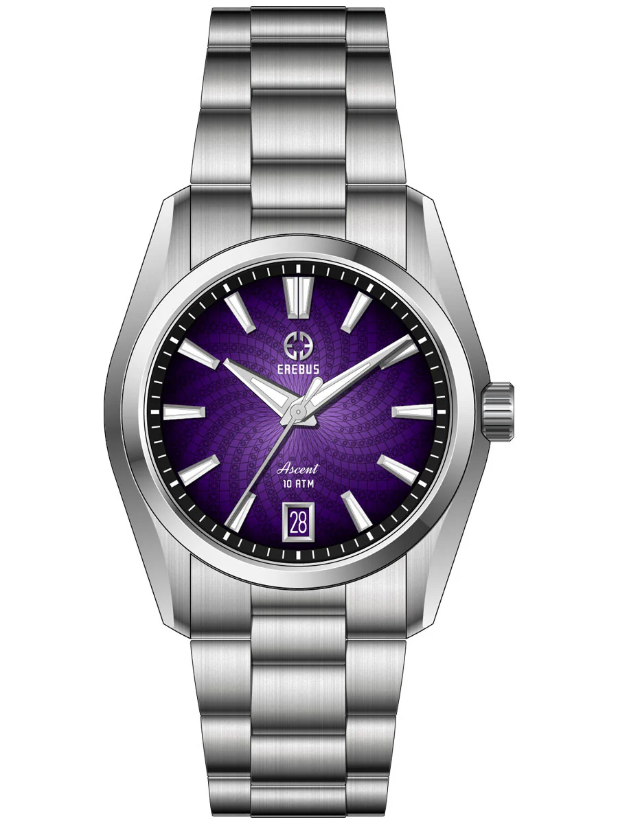 Erebus Watches ASCENT 36 Purple Helix